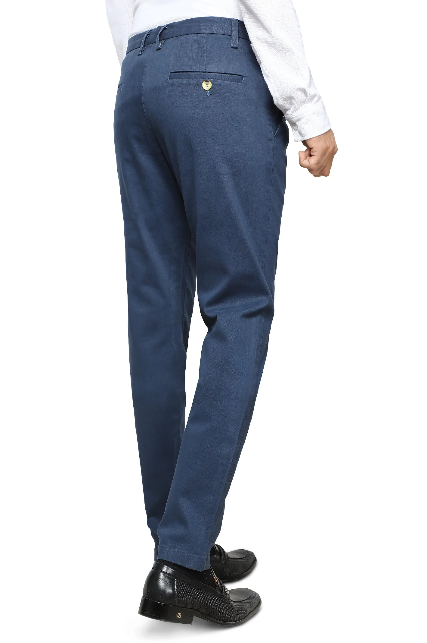 Blue Smart Fit Cotton Chino - Image 3