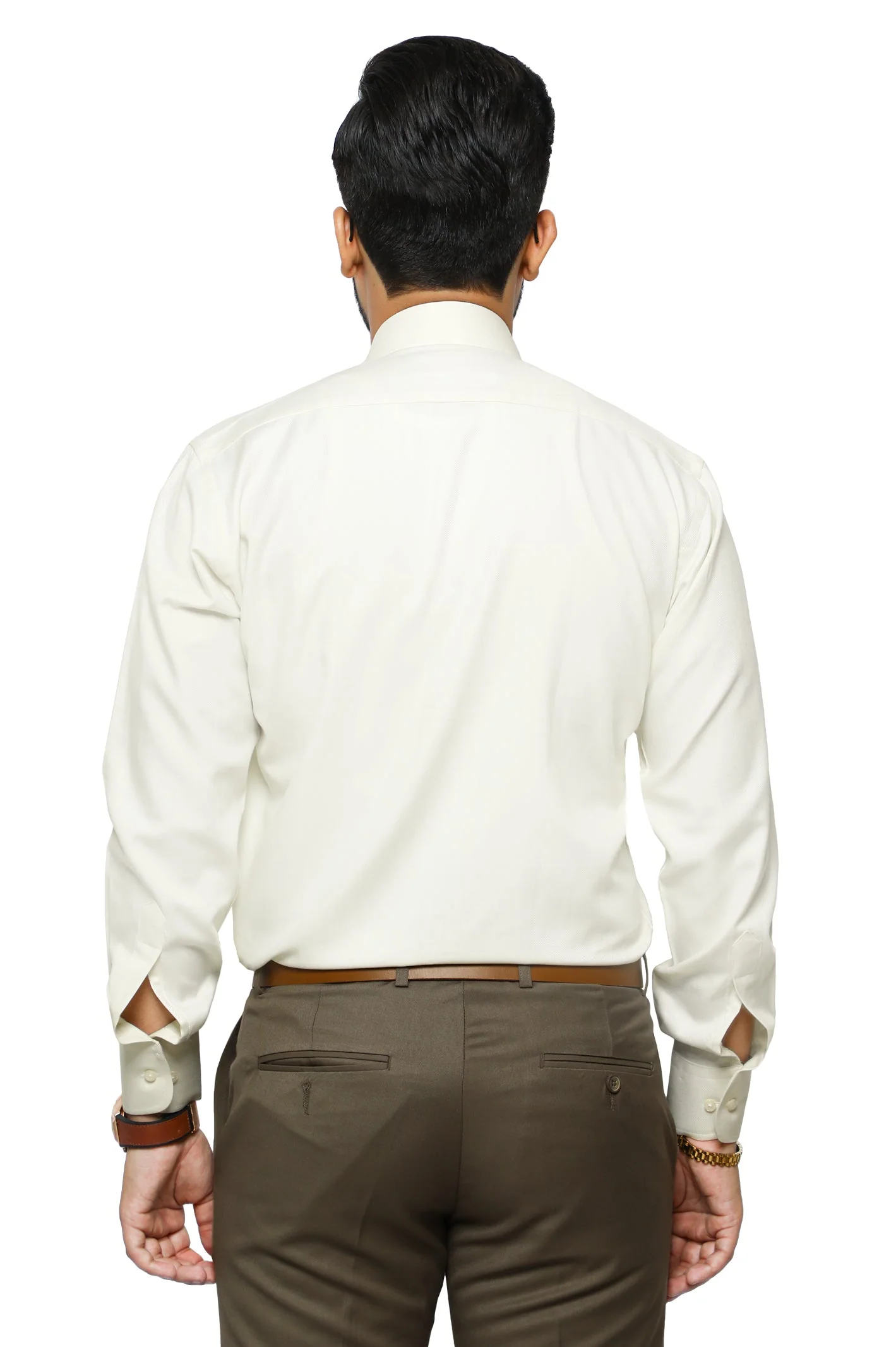 Cream Formal Shirt - Image 3