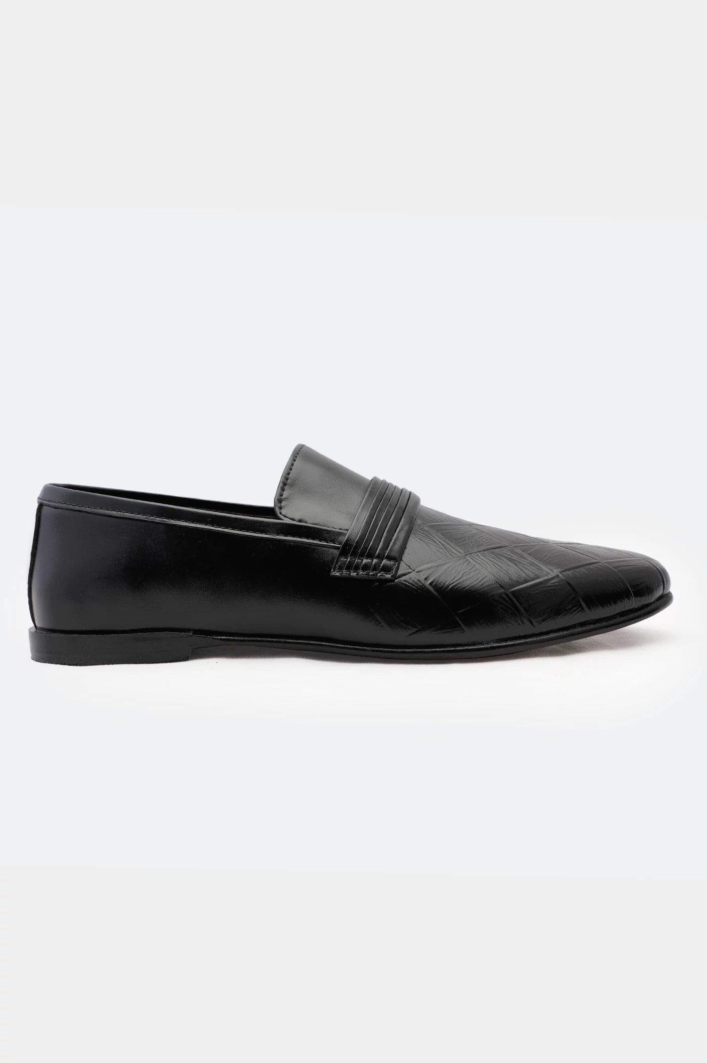 Formal Shoes For Men SKU: SMF-0266-BLACK - Image 3