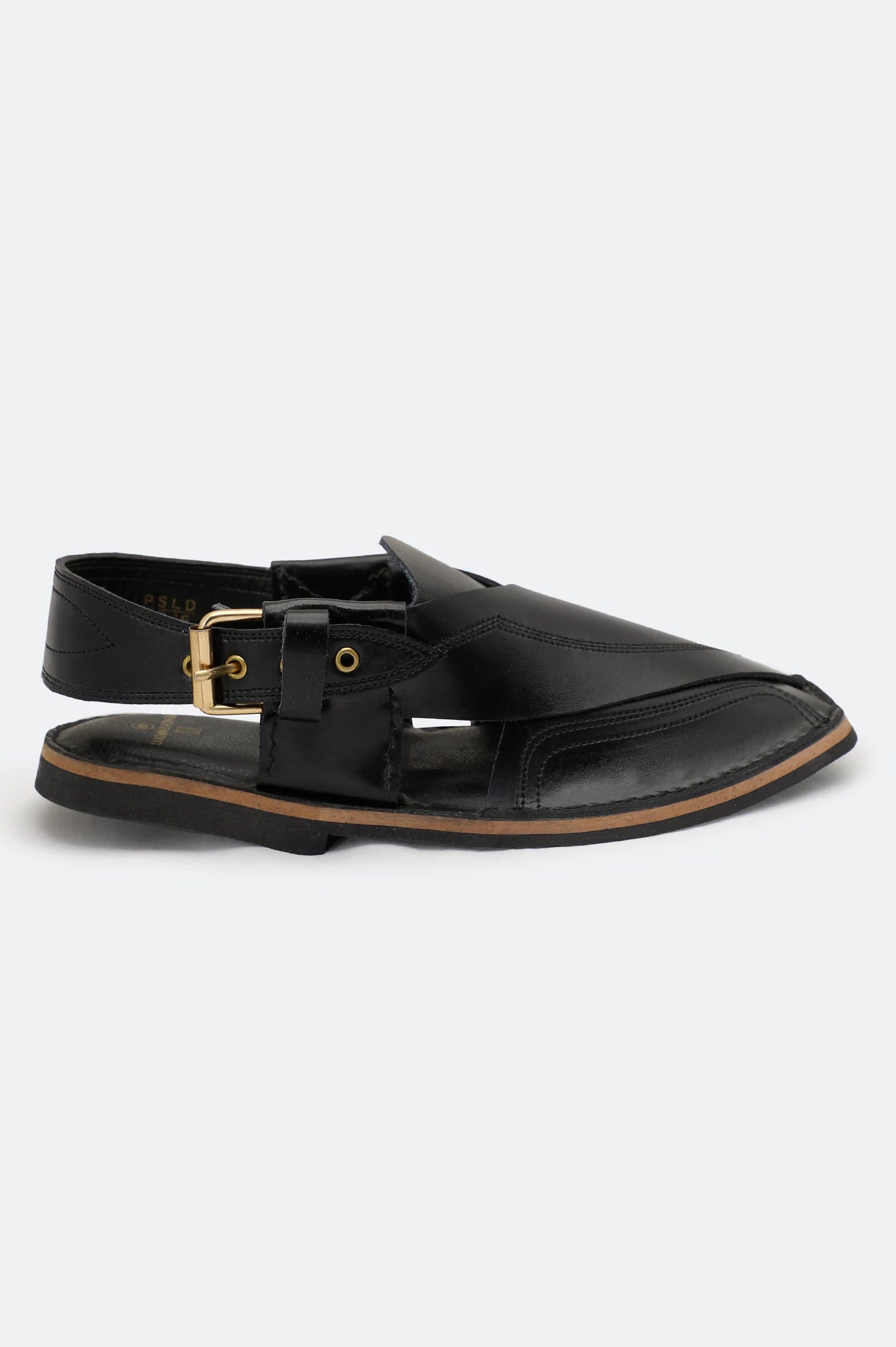 Black Men's Sandal - Image 2