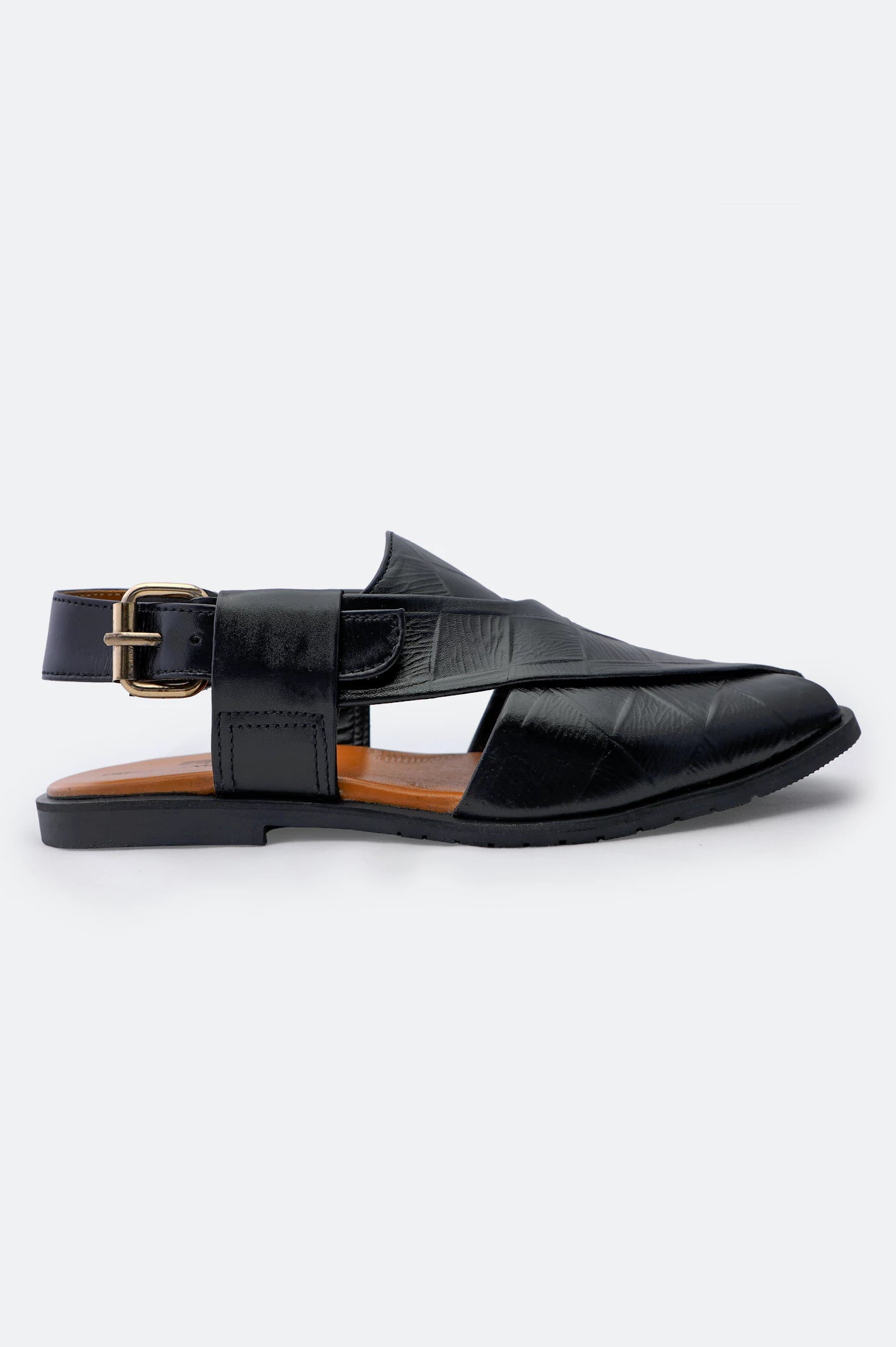 Black Sandals for Men - Image 2
