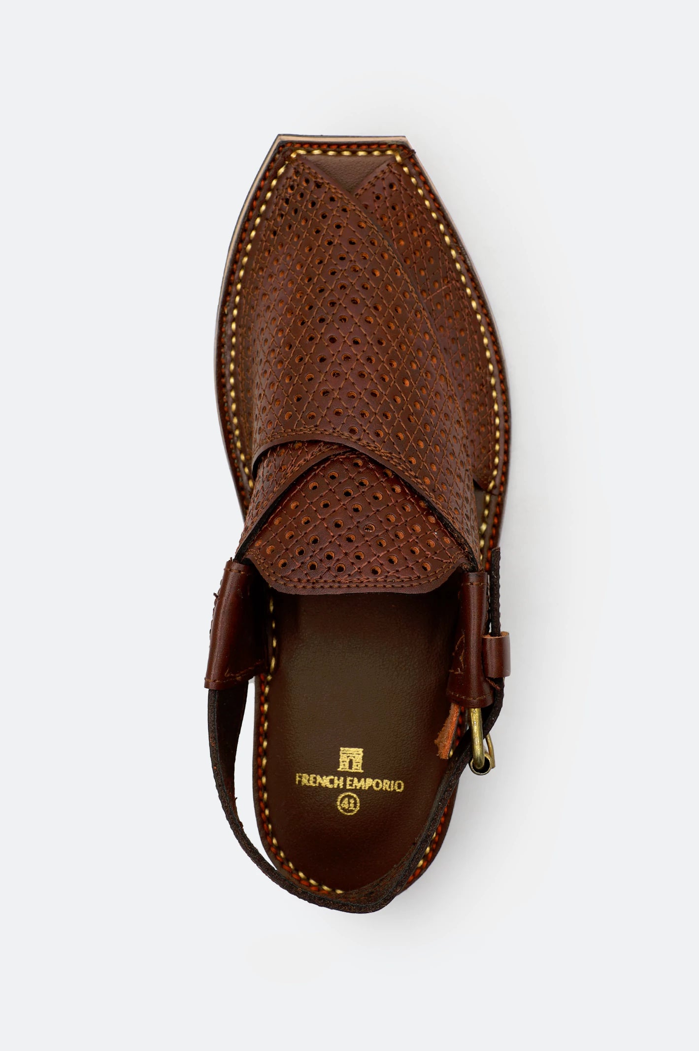 Brown Sandal for Men's - Image 3