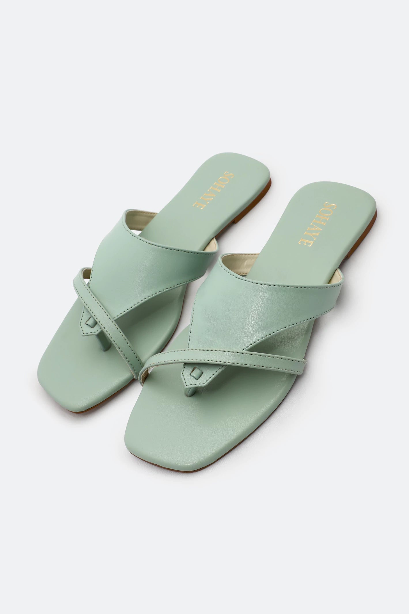 Sea Green Slippers for Women - Image 3