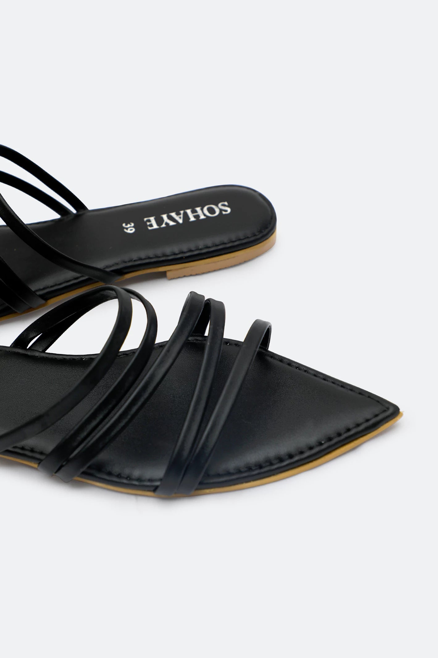 Black Ladies Casual Slippers - Image 2
