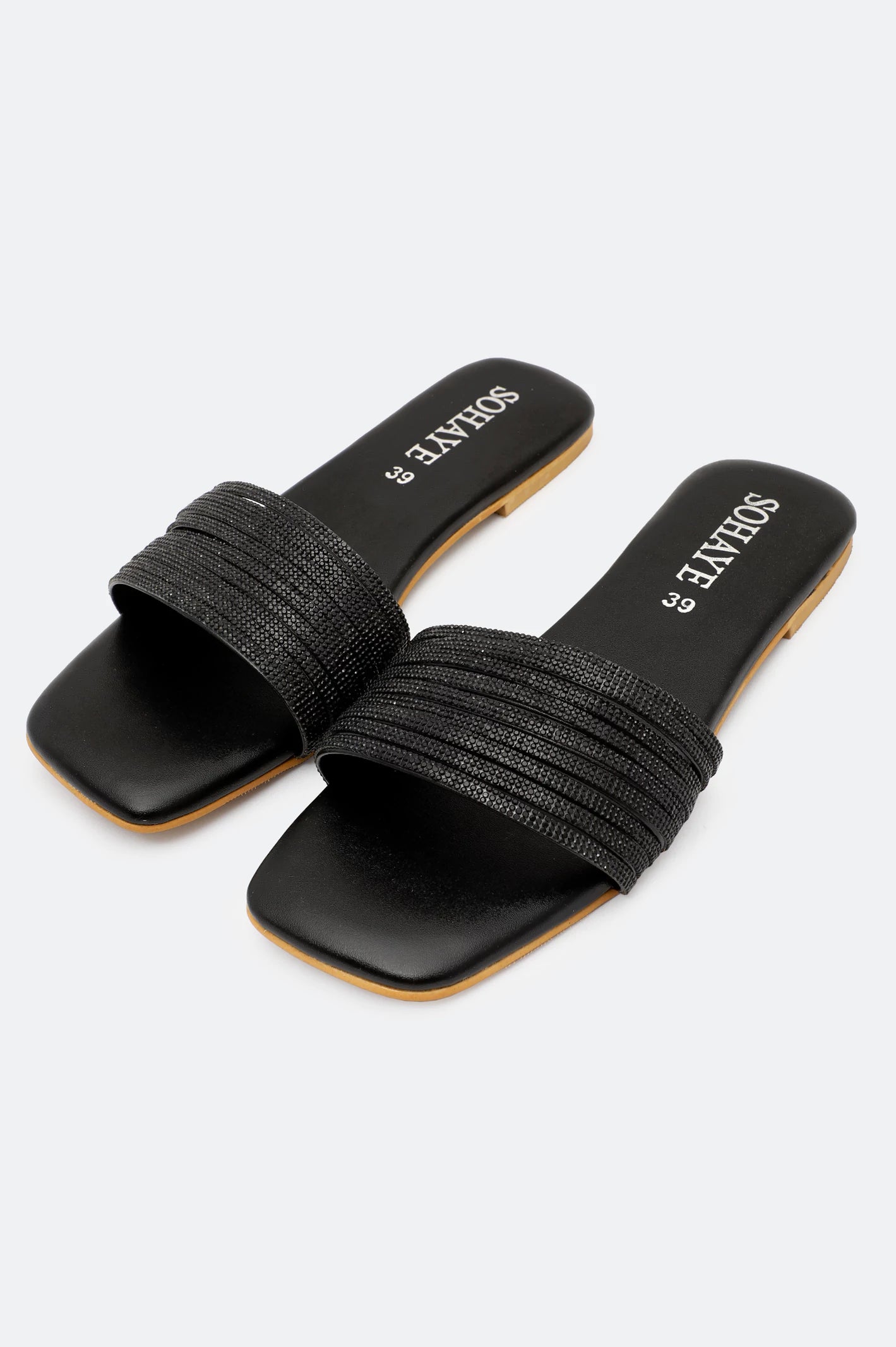 Black Ladies Casual Slippers - Image 4