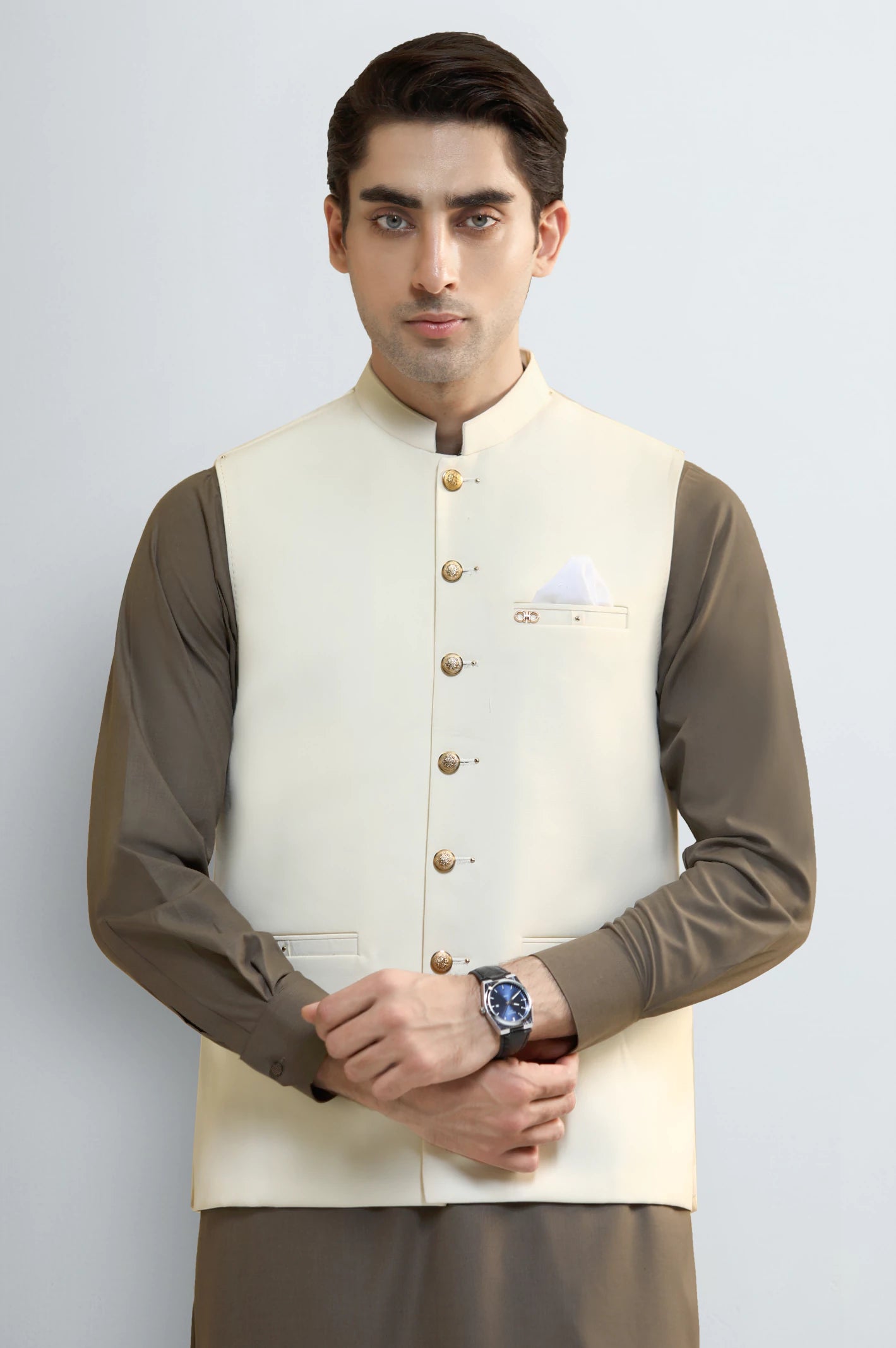 Cream Waistcoat