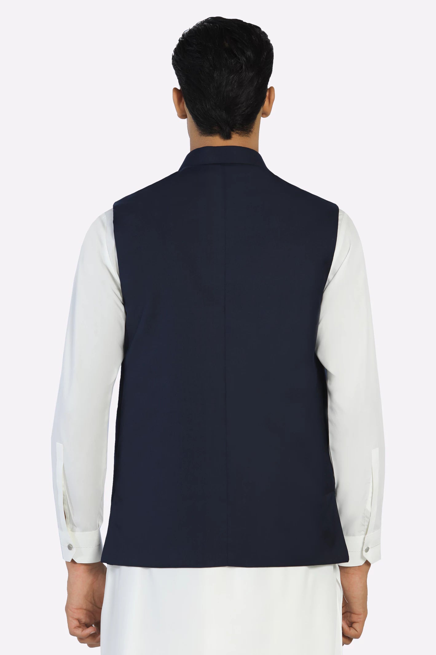 Dark Blue Waistcoat - Image 3