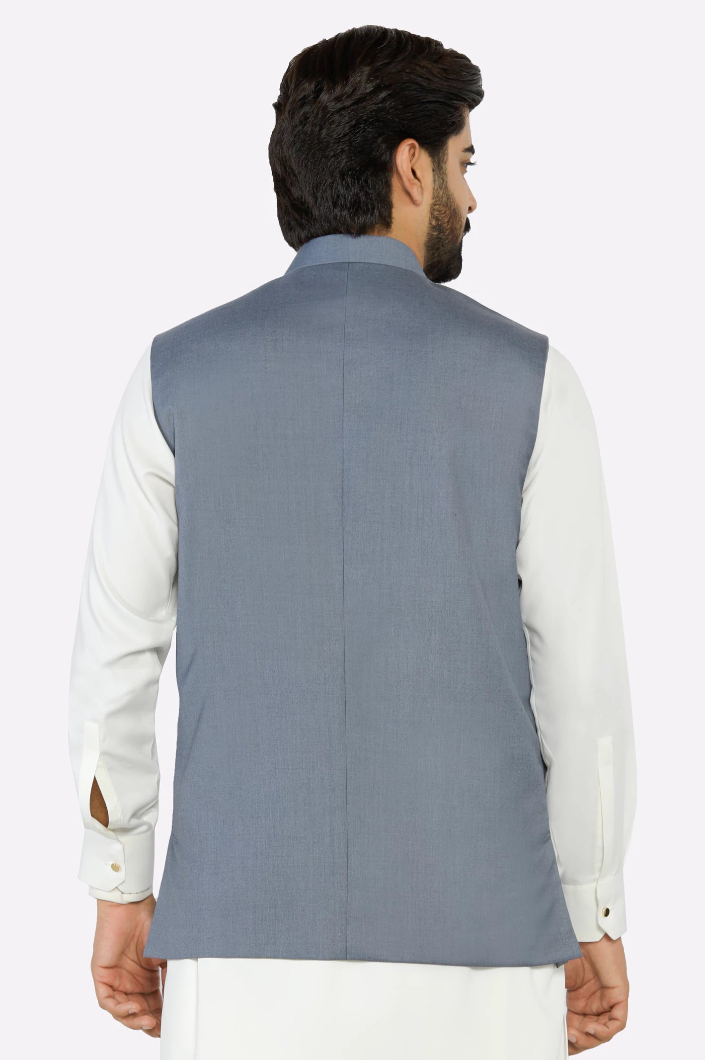 Light Grey Waistcoat - Image 3