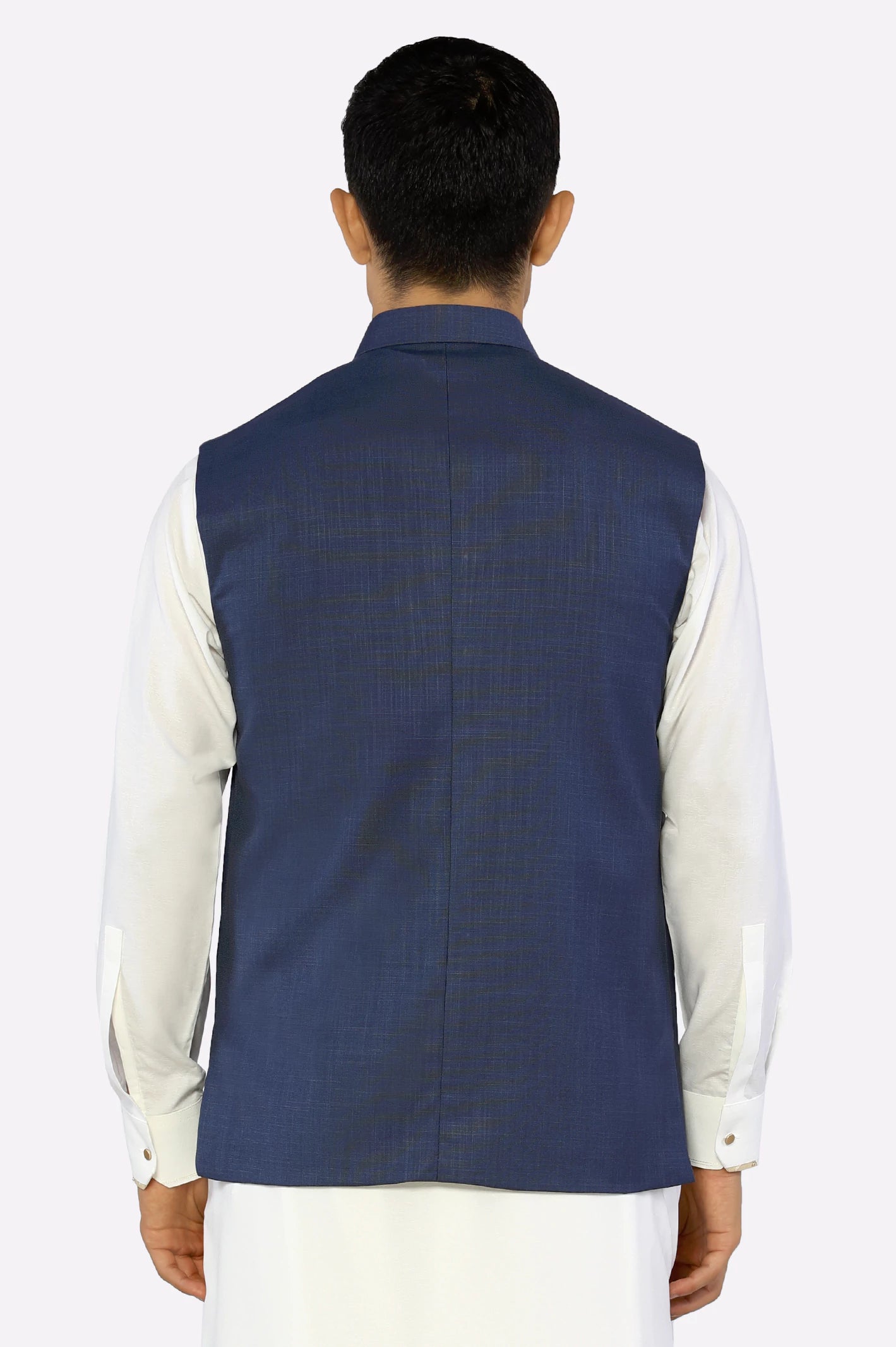 Navy Blue Waistcoat - Image 3