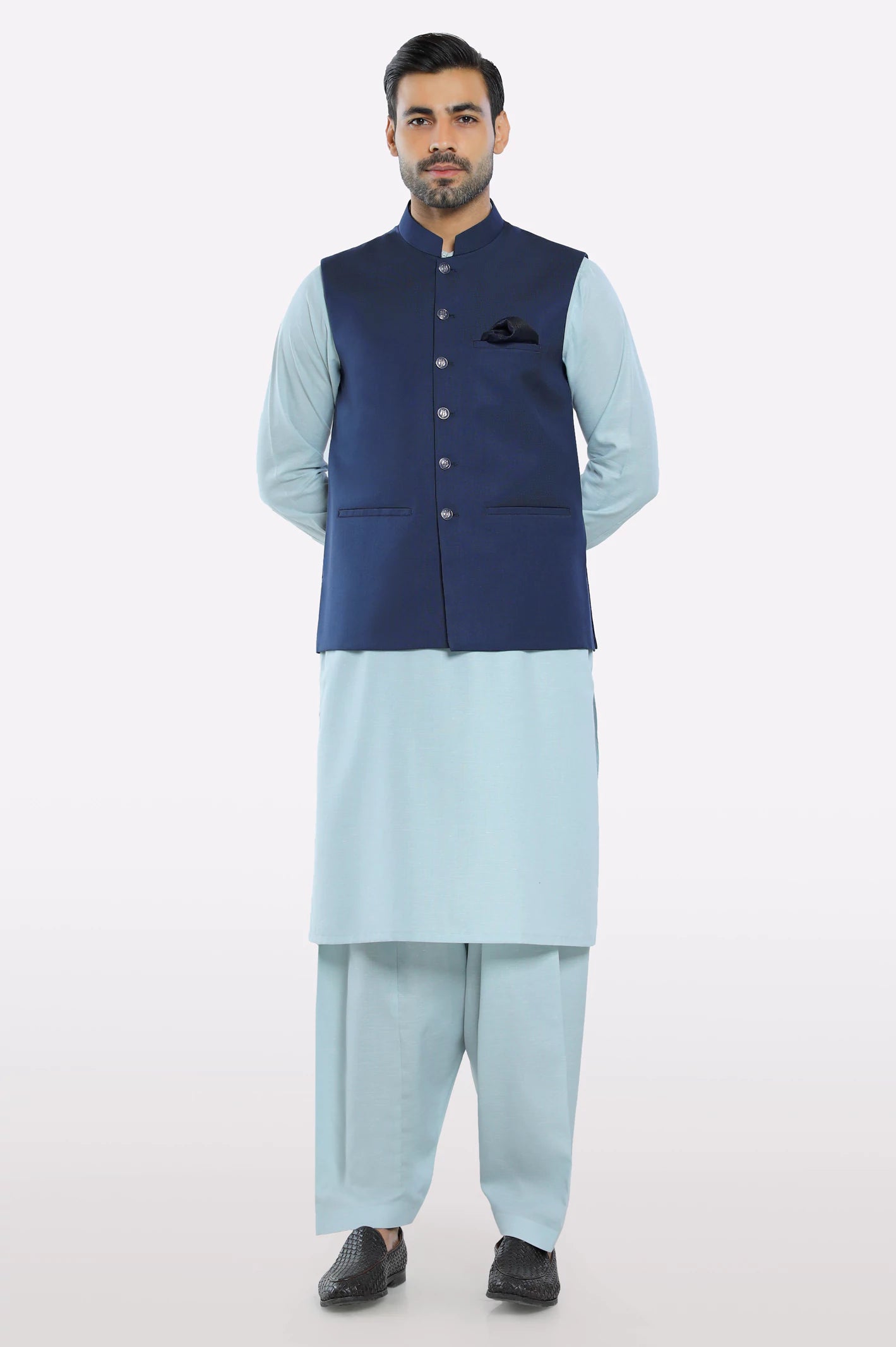 Blue Waistcoat - Image 2