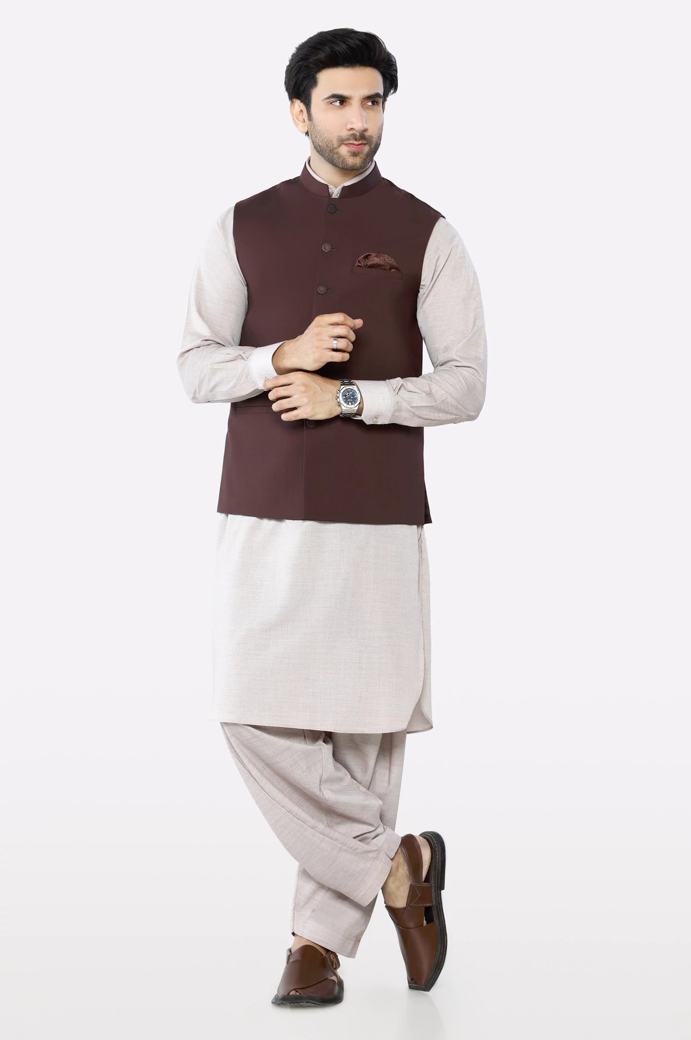 Maroon Waistcoat - Image 2