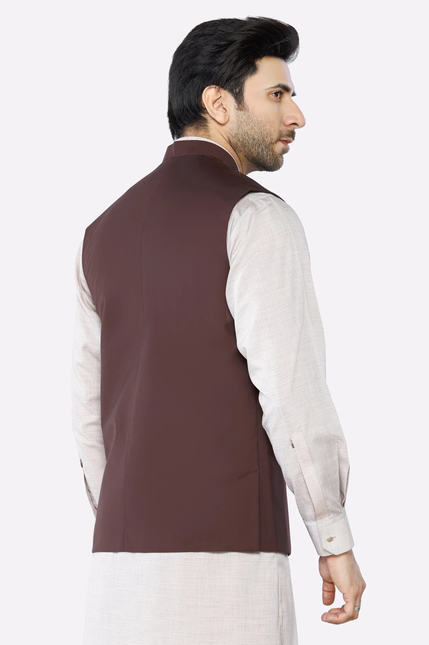 Maroon Waistcoat - Image 3