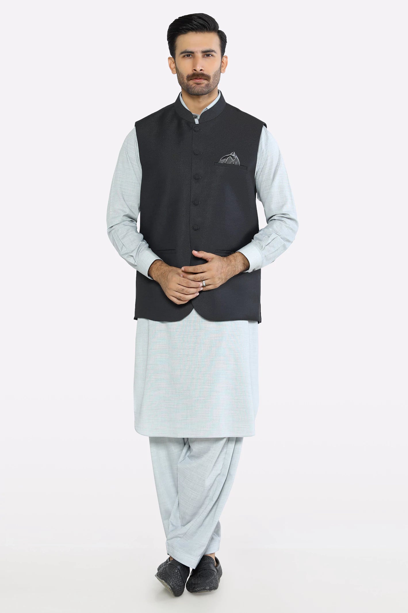 Dark Grey Waistcoat - Image 2