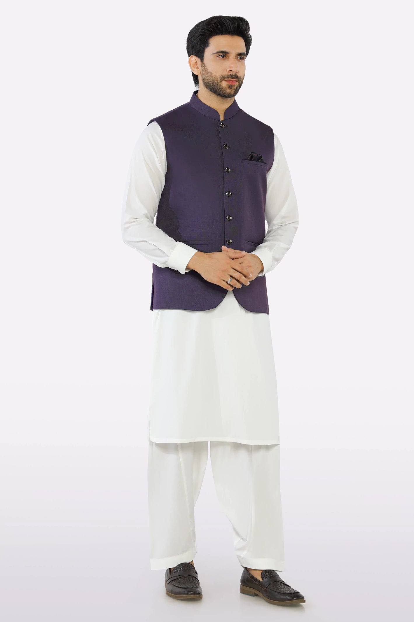 Purple Waistcoat - Image 2