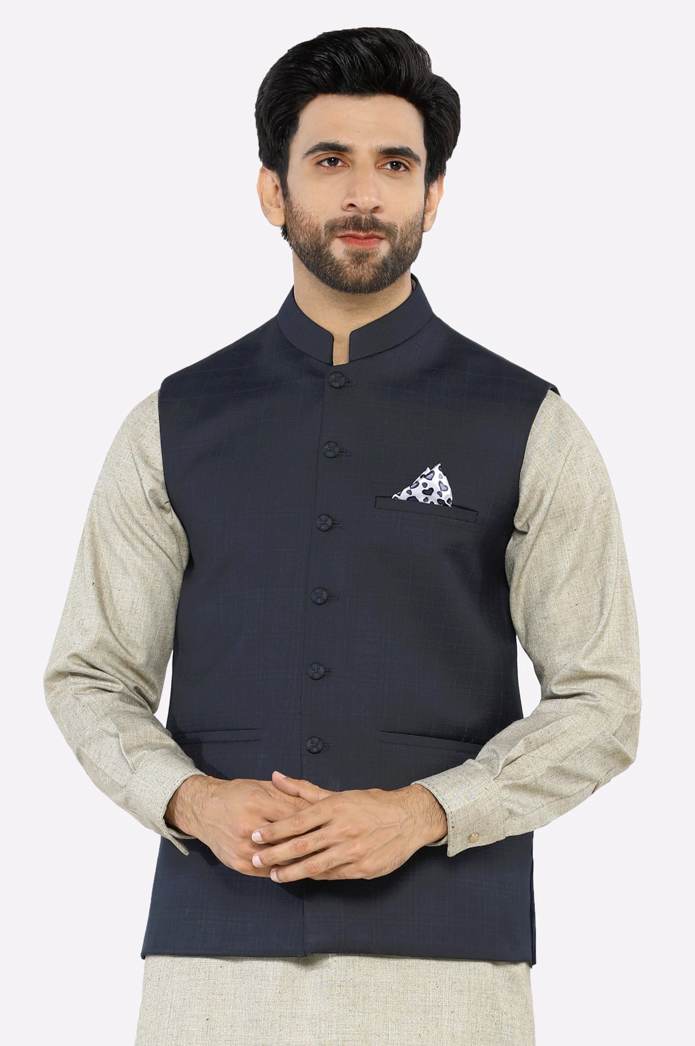 Dark Blue Waistcoat