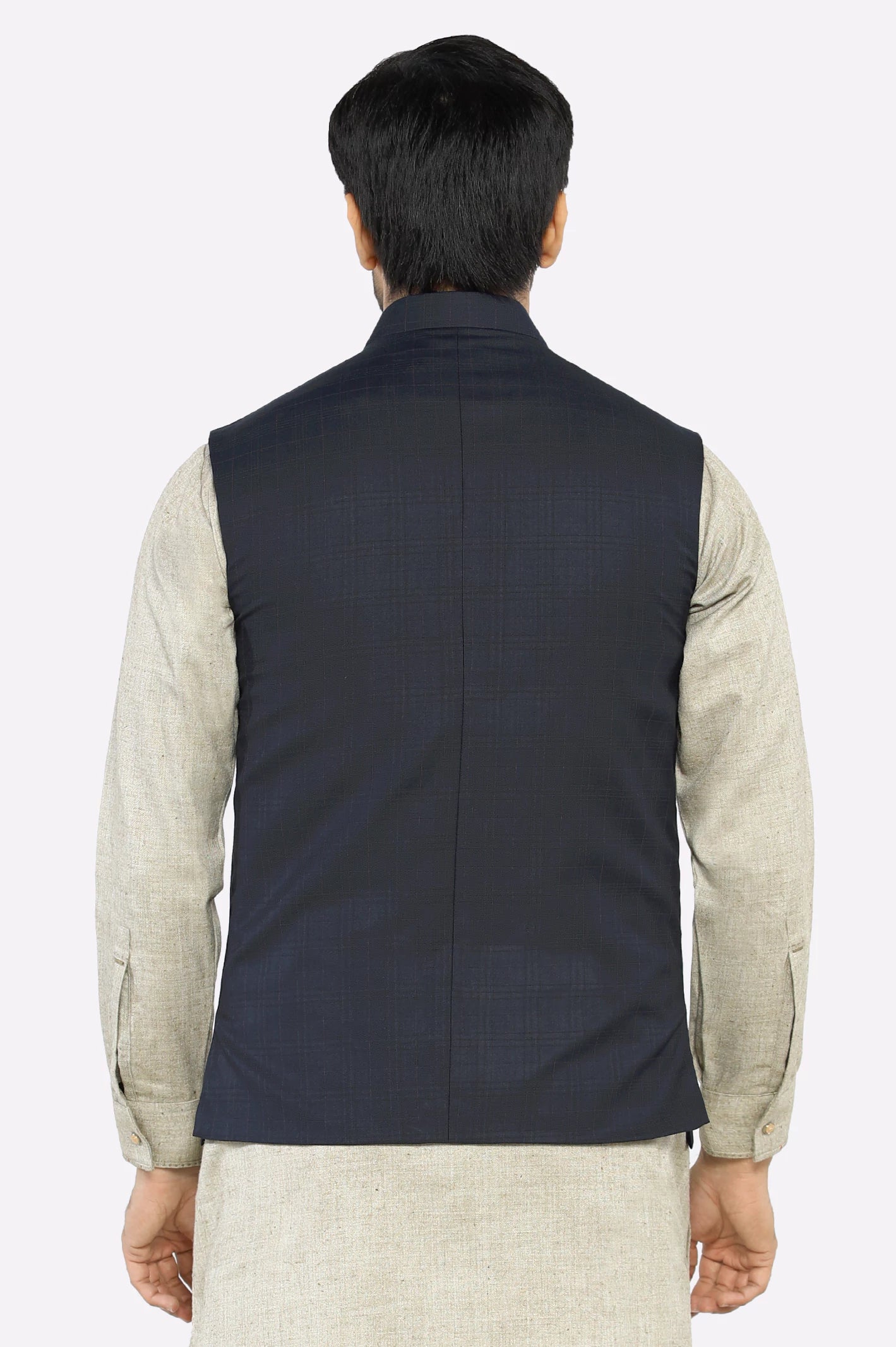 Dark Blue Waistcoat - Image 3