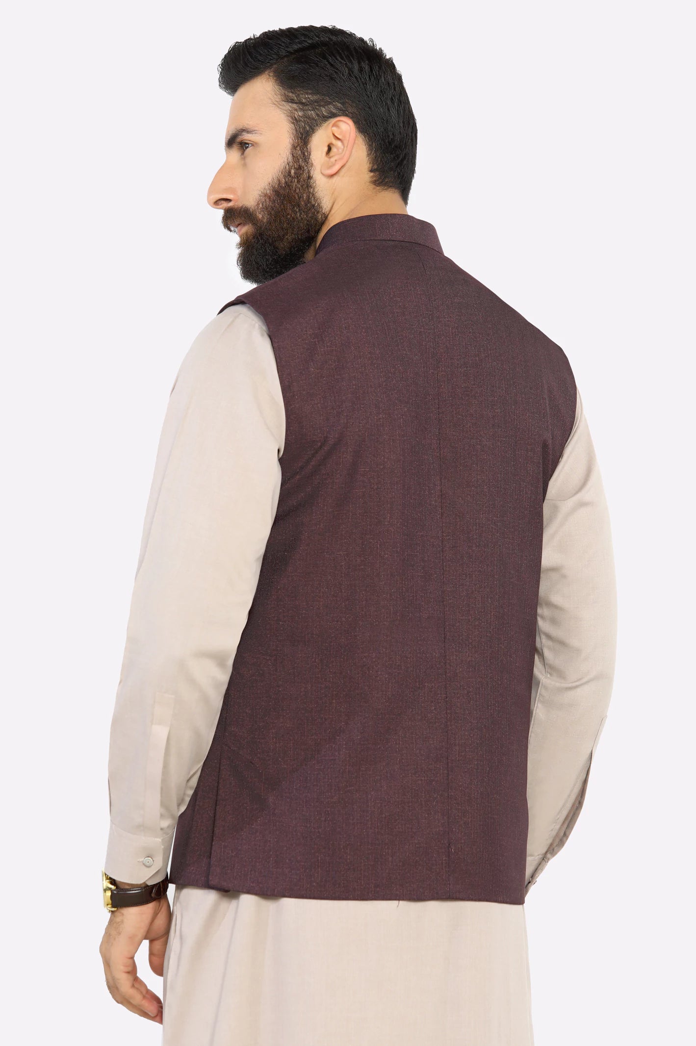 Maroon Waistcoat - Image 4