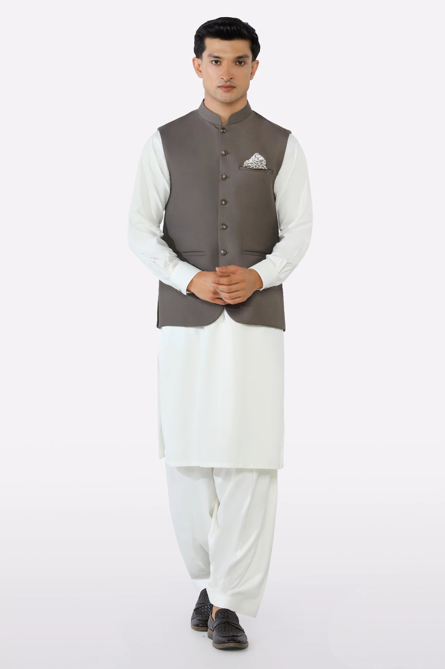 Olive Waistcoat - Image 2