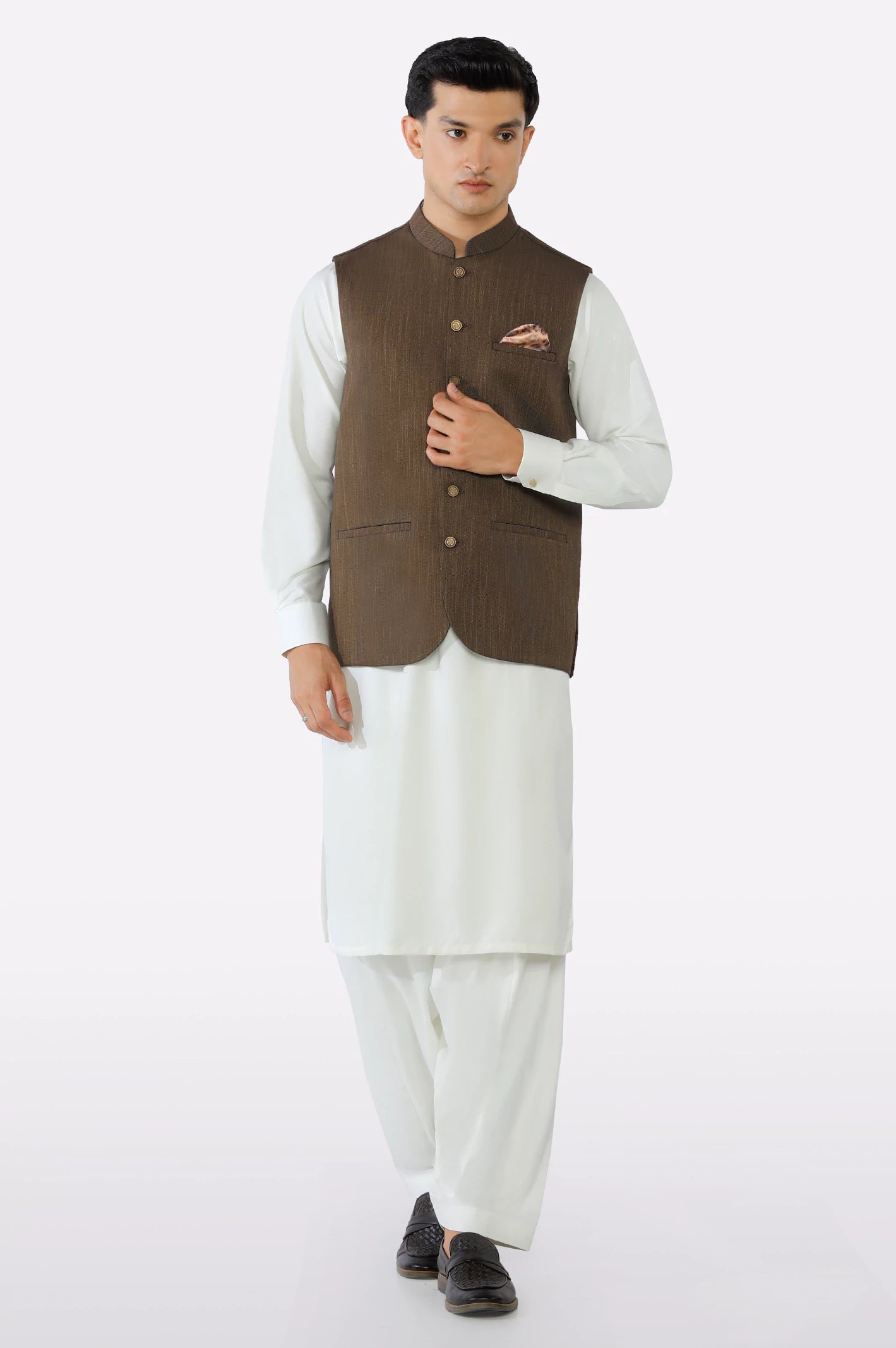 Brown Waistcoat - Image 2