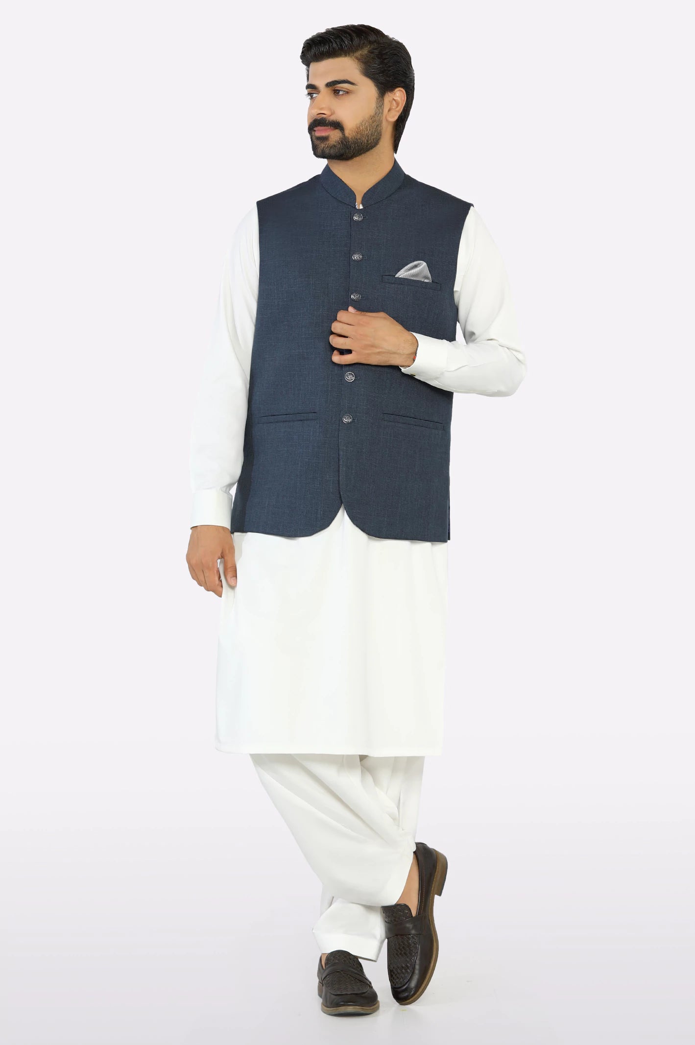Blue Waistcoat - Image 2