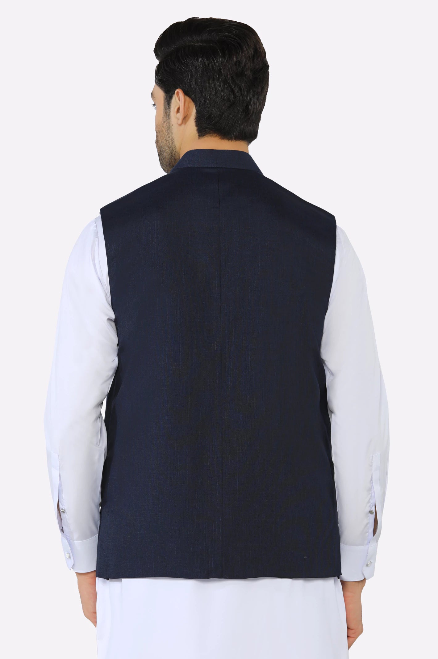 Dark Blue Waistcoat - Image 3