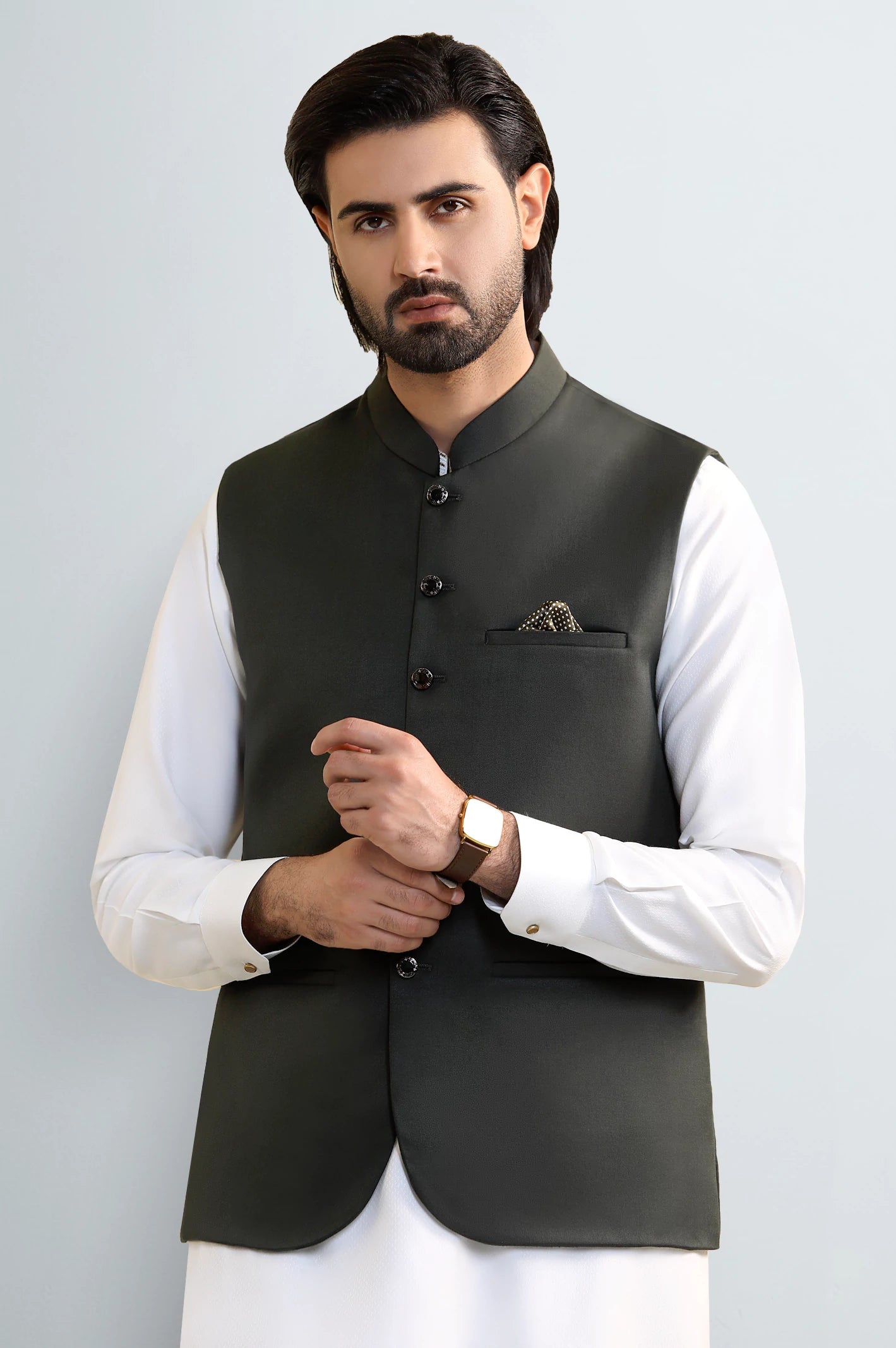 Olive Waistcoat