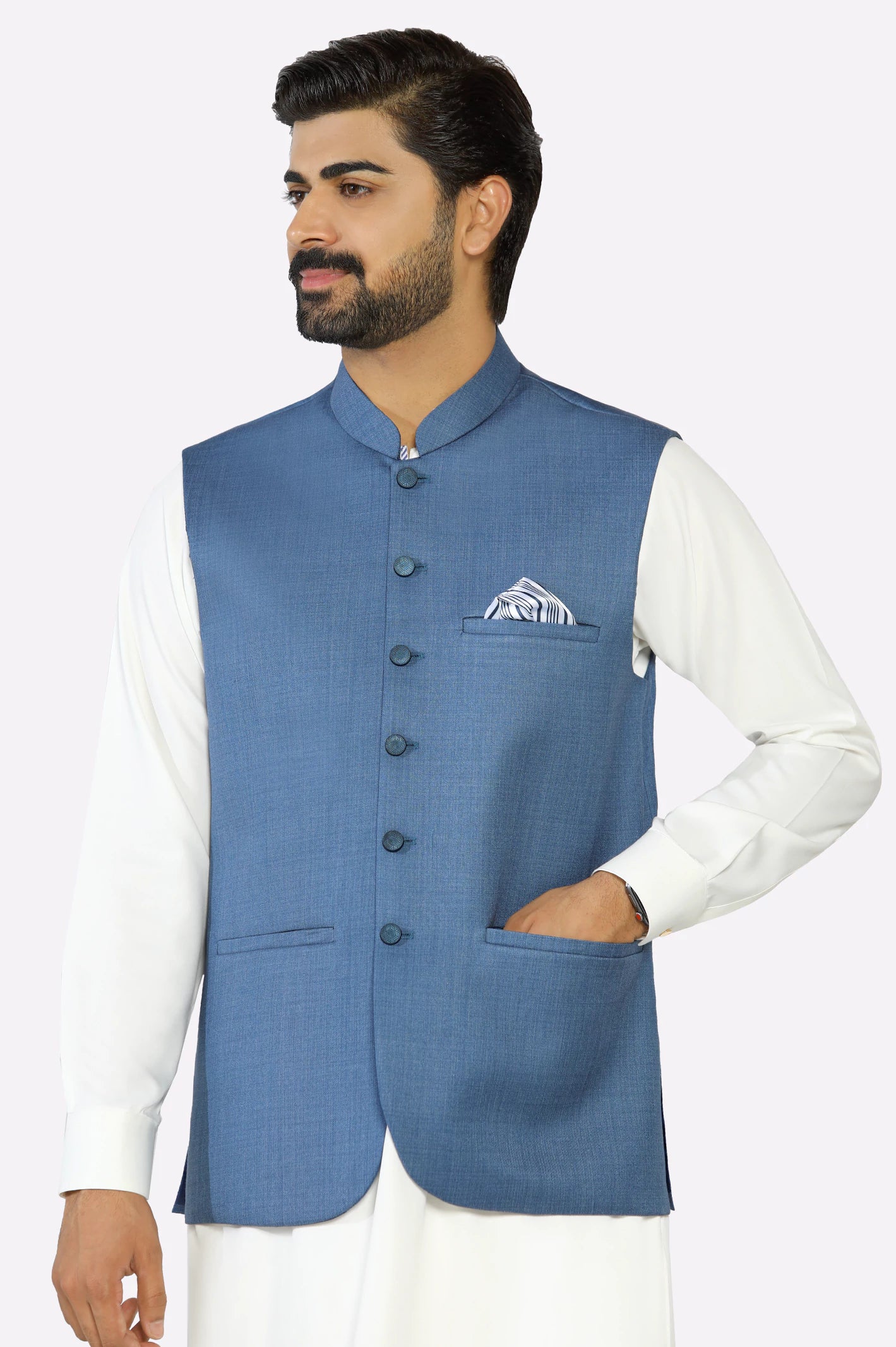 Blue Waistcoat