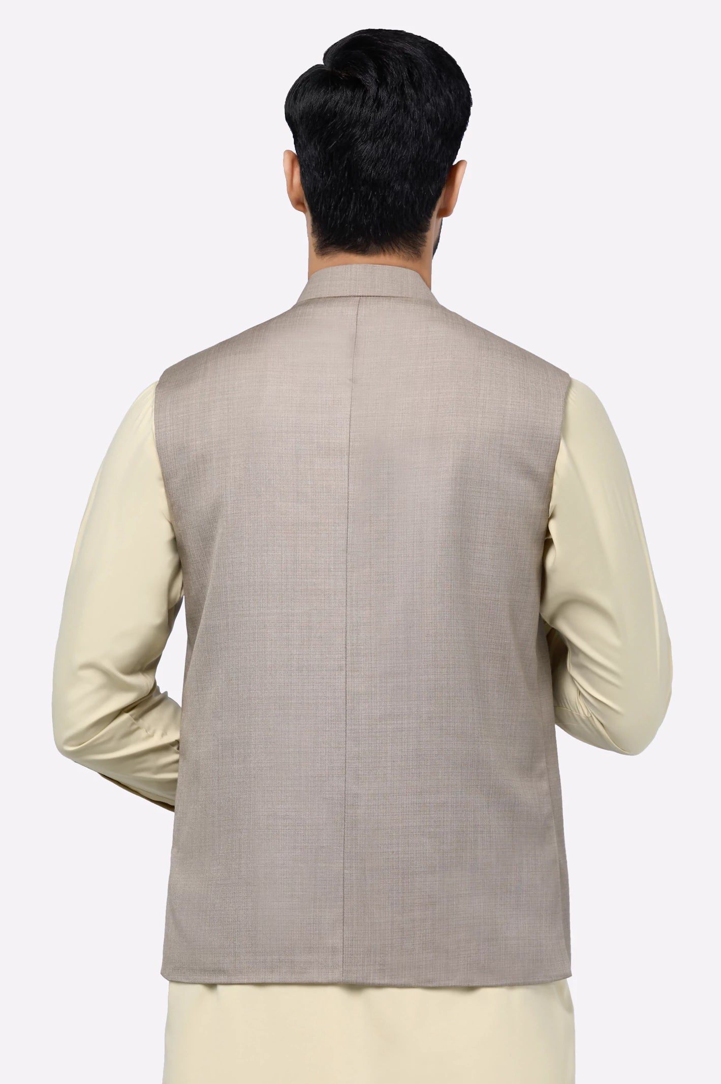 Beige Waistcoat - Image 3