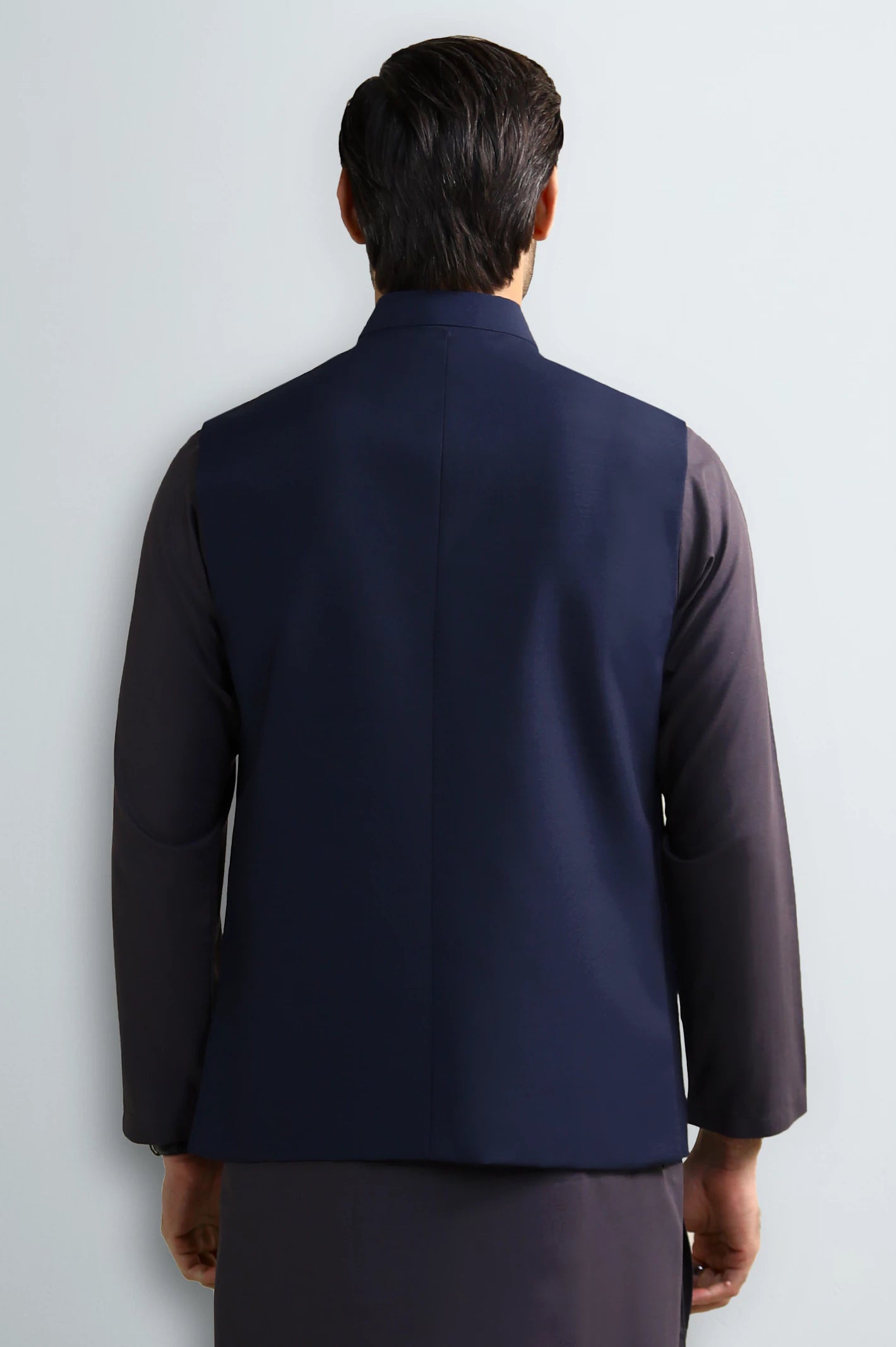 Navy Blue Waistcoat - Image 3