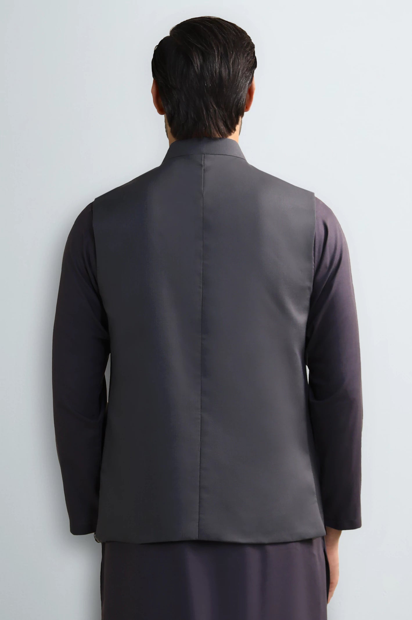 Dark Grey Waistcoat - Image 3