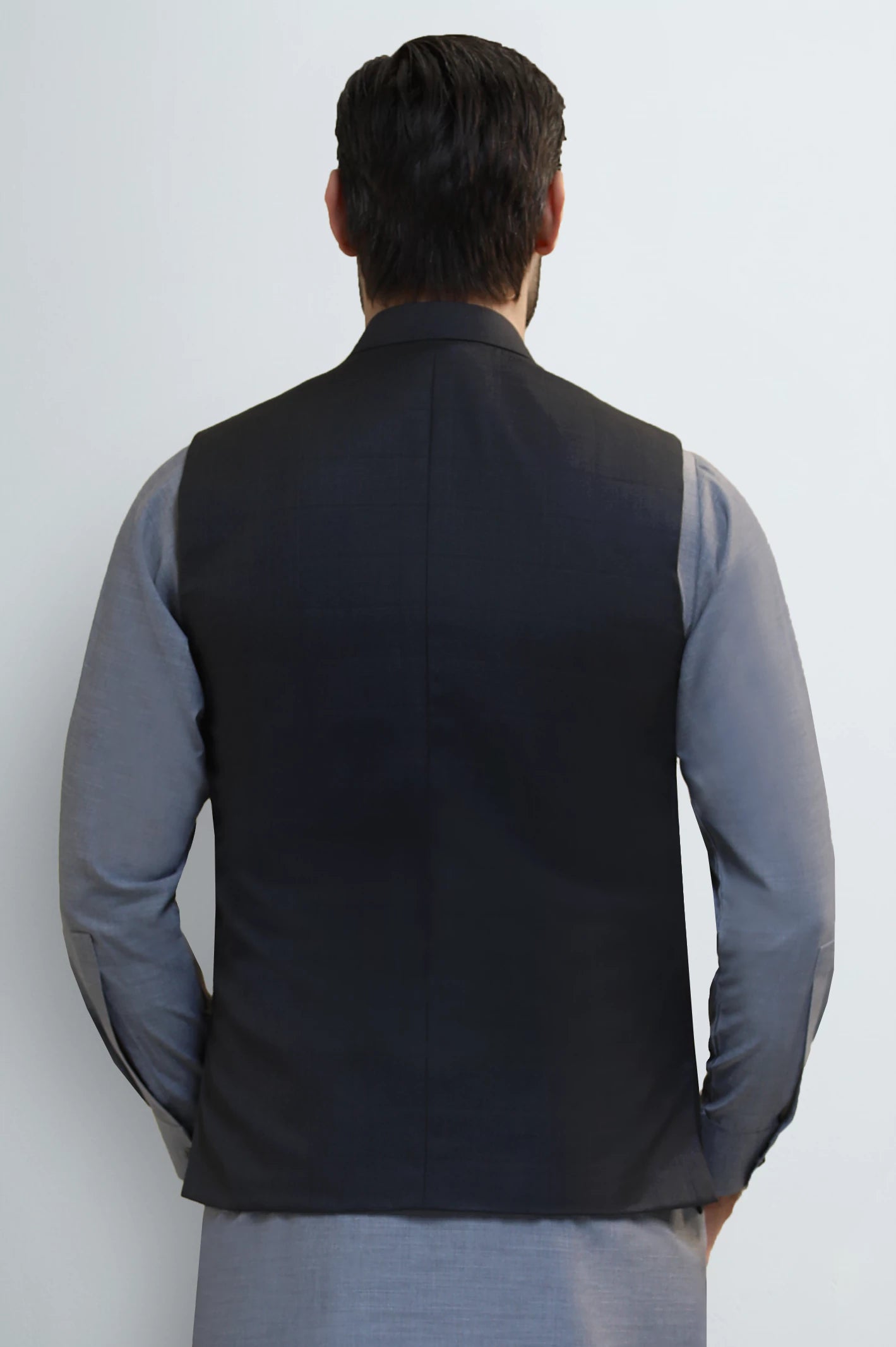 Dark Grey Waistcoat - Image 4