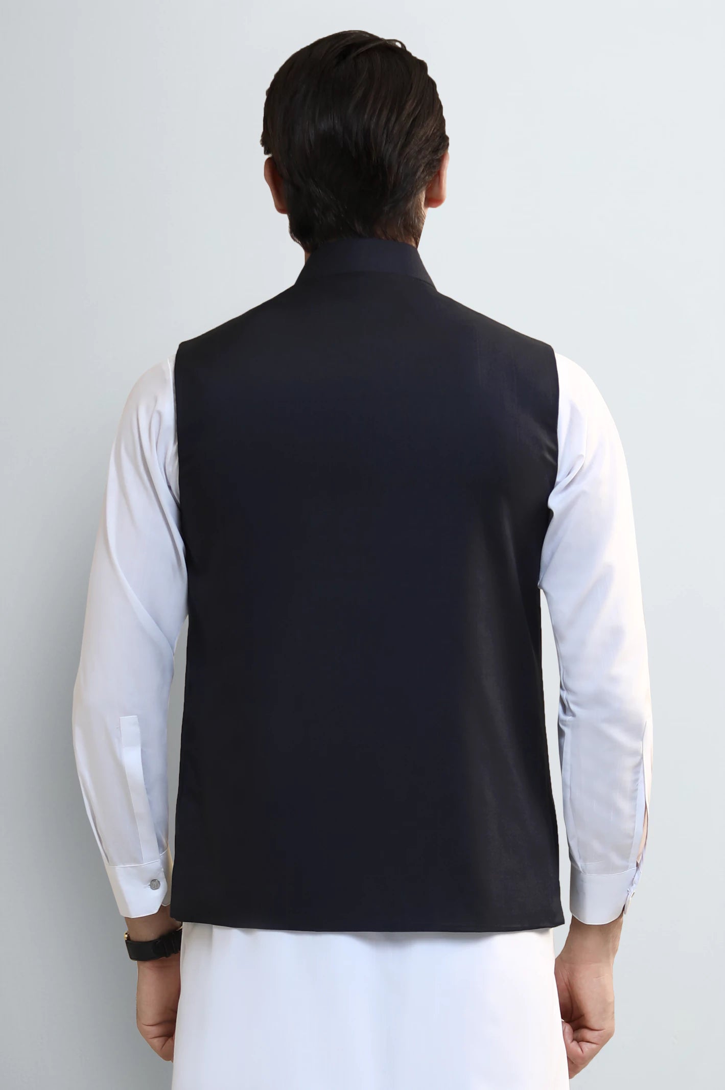Navy Blue Waistcoat - Image 3