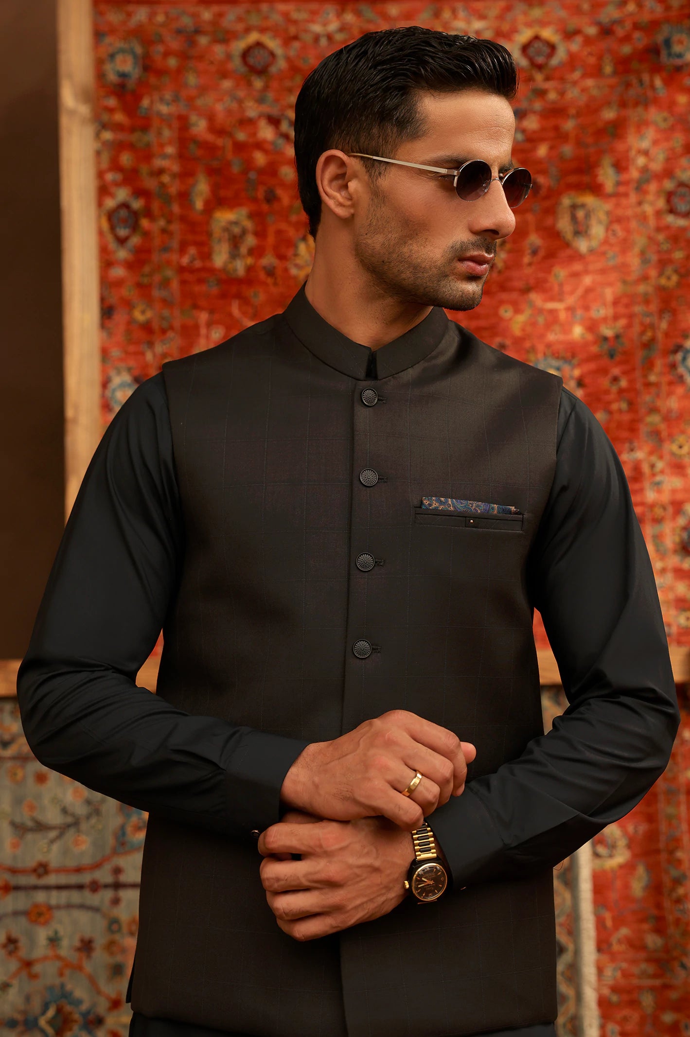 Charcoal Waistcoat - Image 2