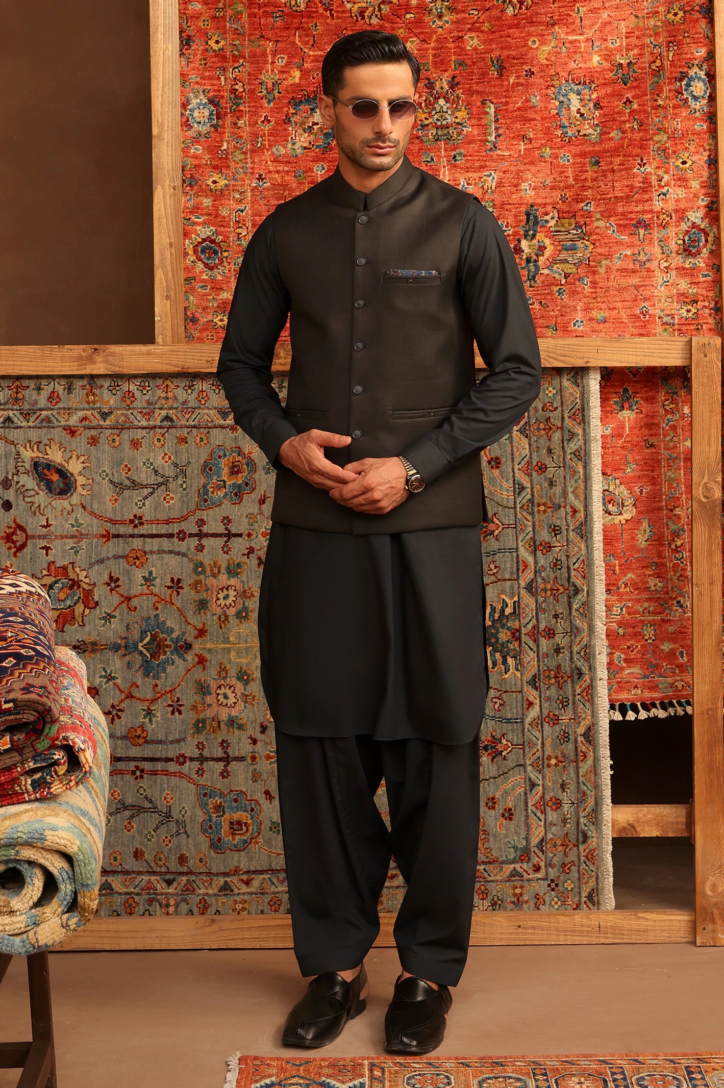 Charcoal Waistcoat - Image 3