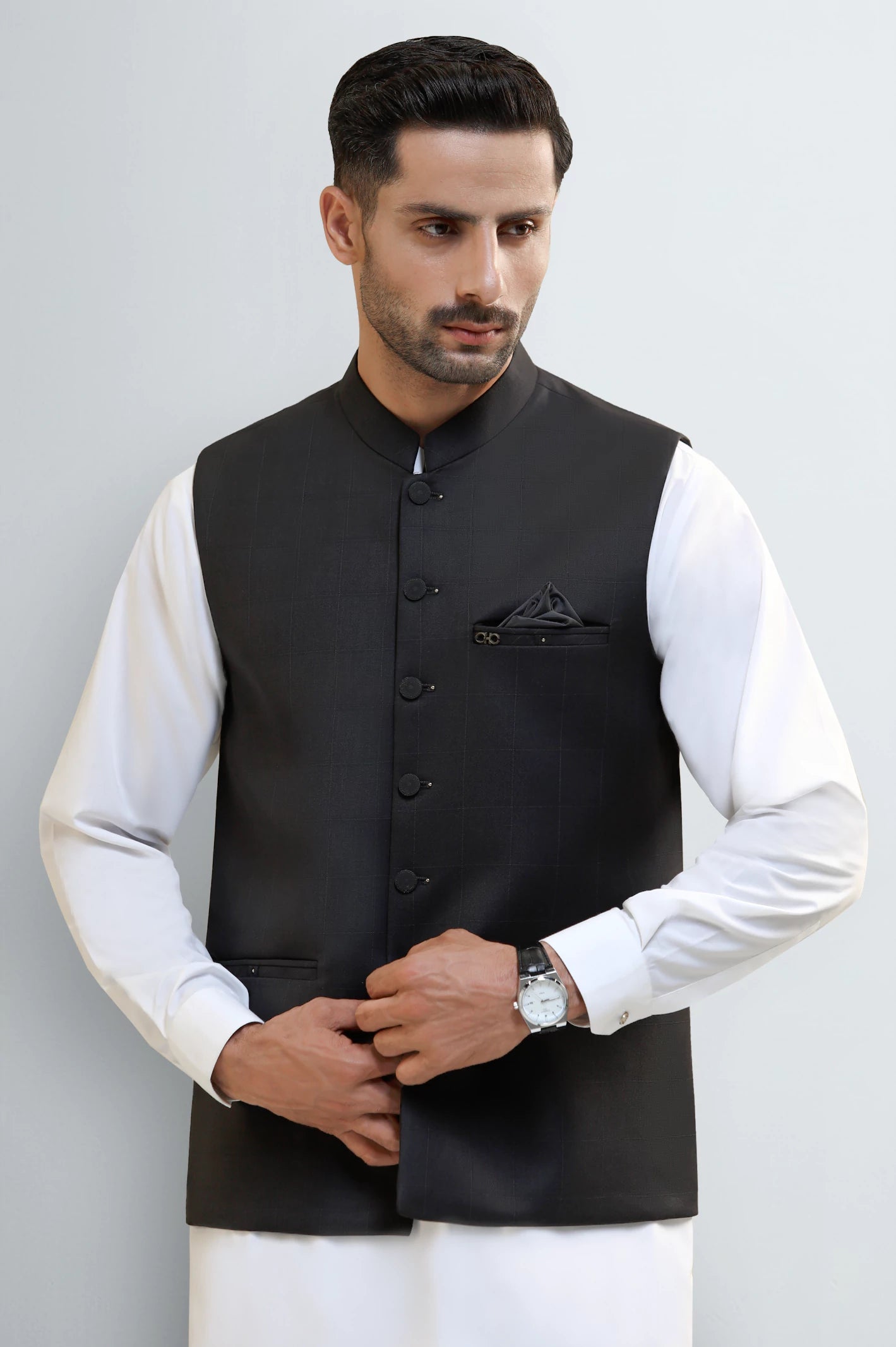 Charcoal Waistcoat - Image 6