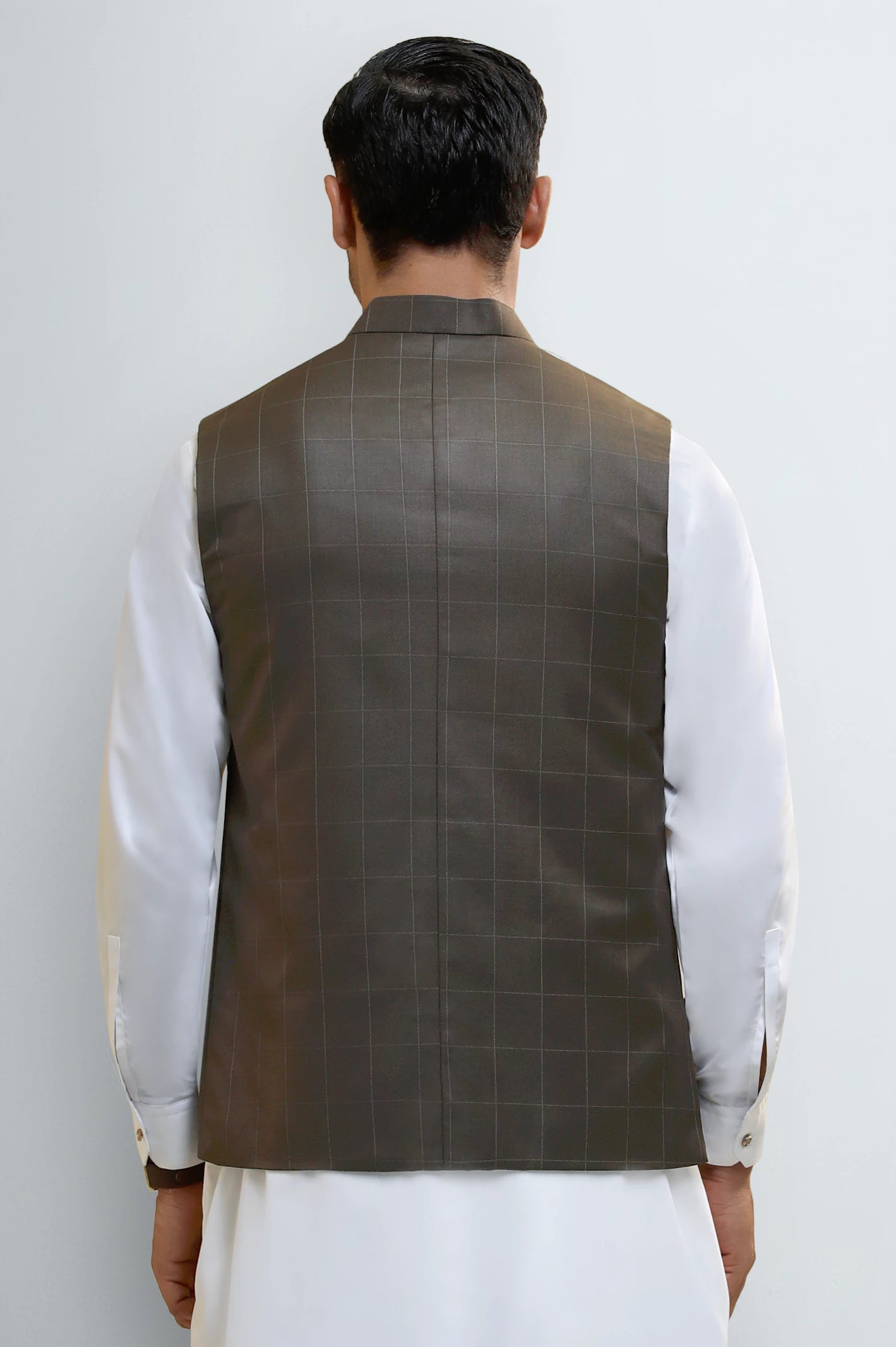 Dark Brown Waistcoat - Image 7