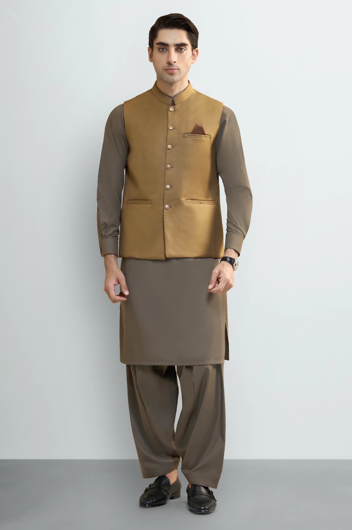 Light Brown Waistcoat - Image 2