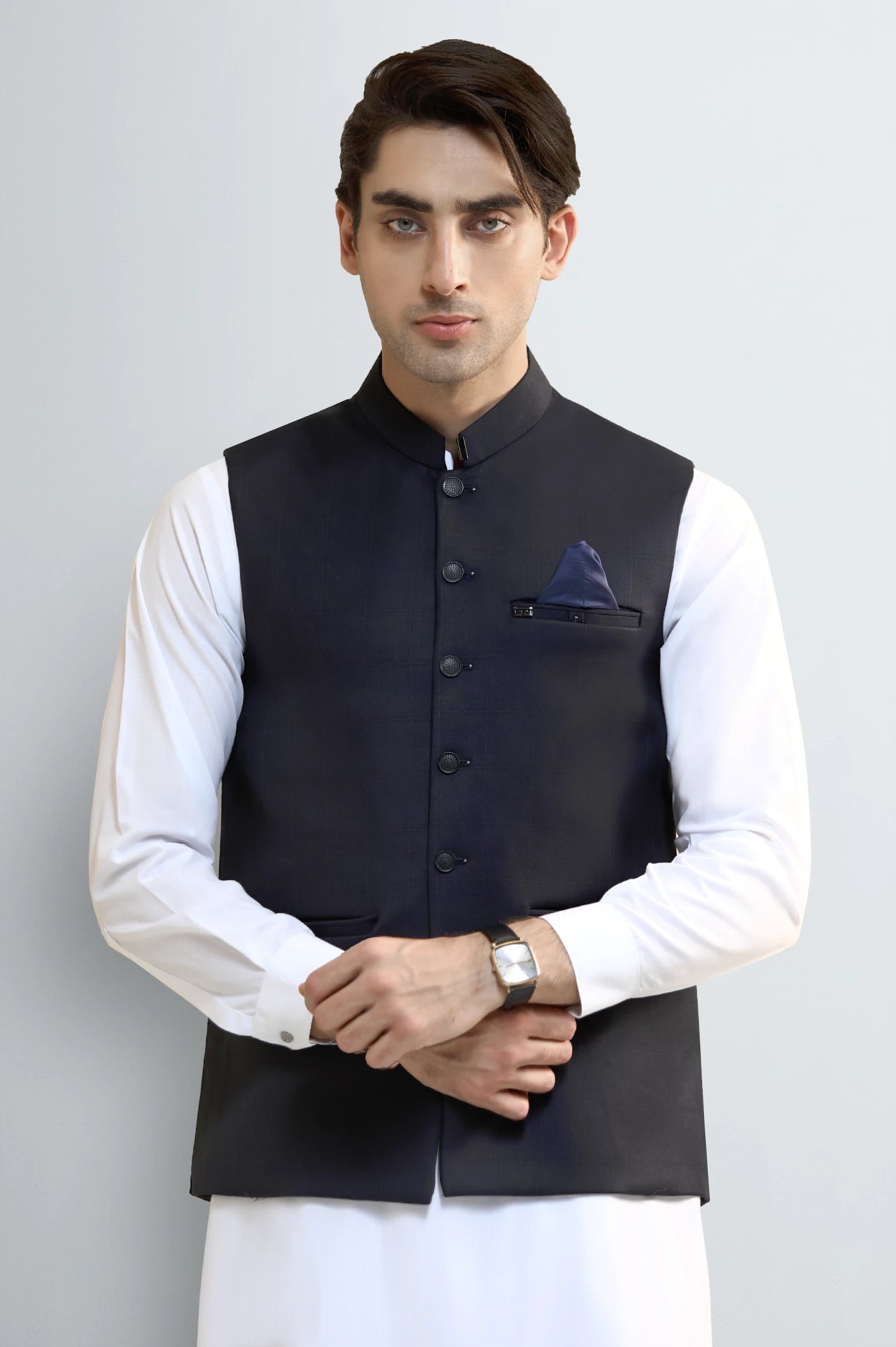 Navy Blue Waistcoat