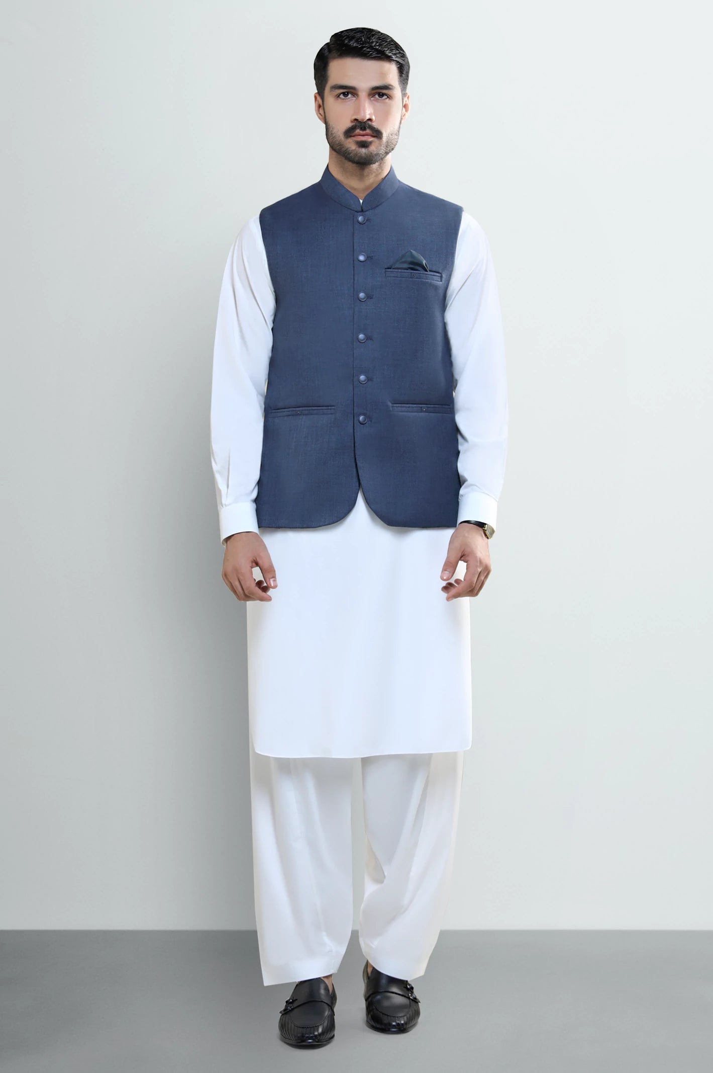 Blue Waistcoat - Image 2