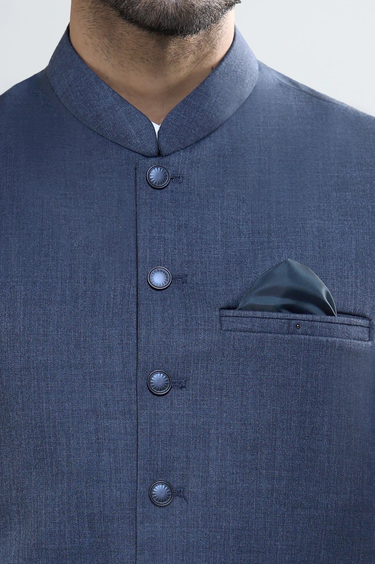 Blue Waistcoat - Image 3