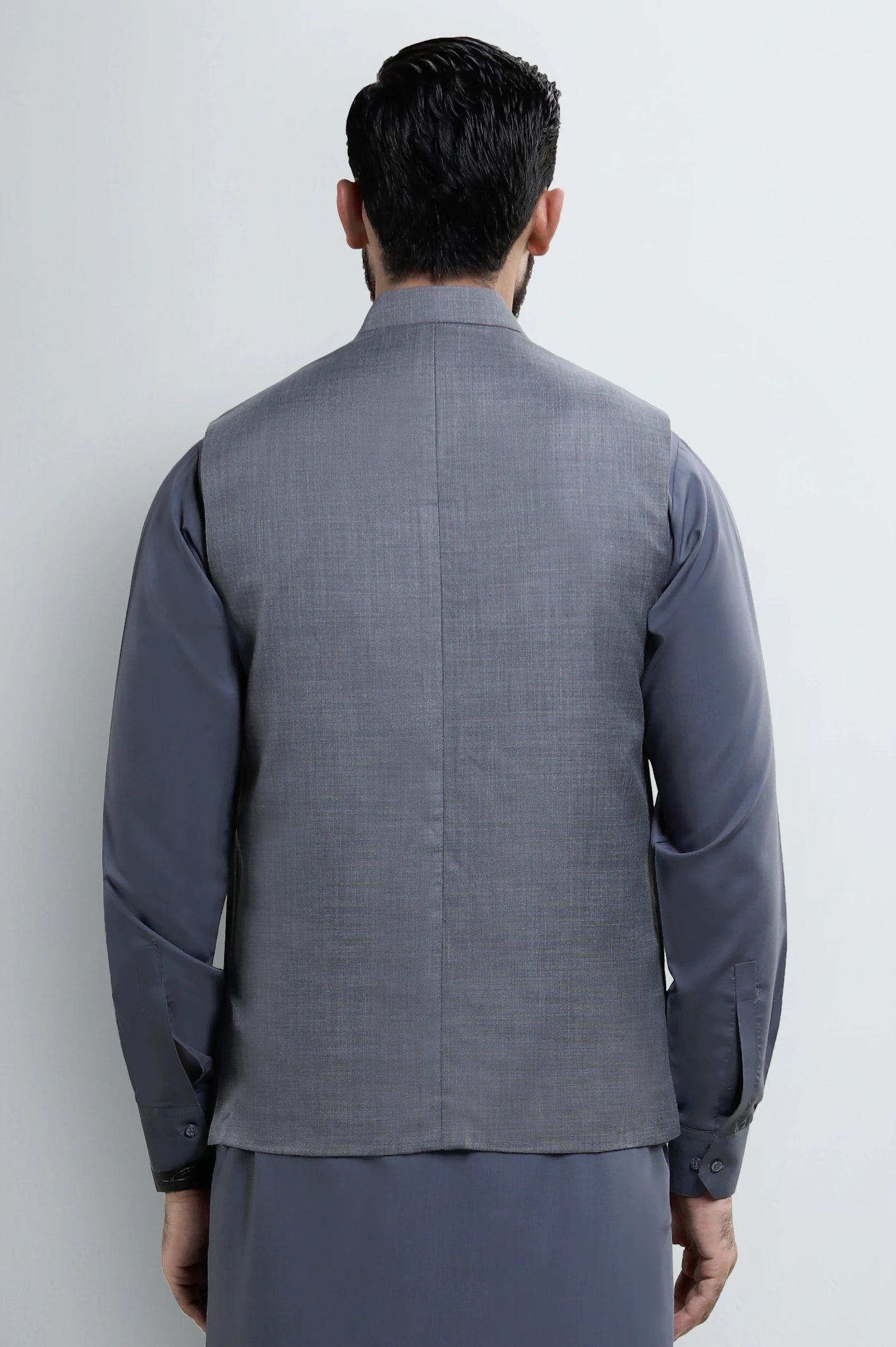 Dark Grey Waistcoat - Image 3