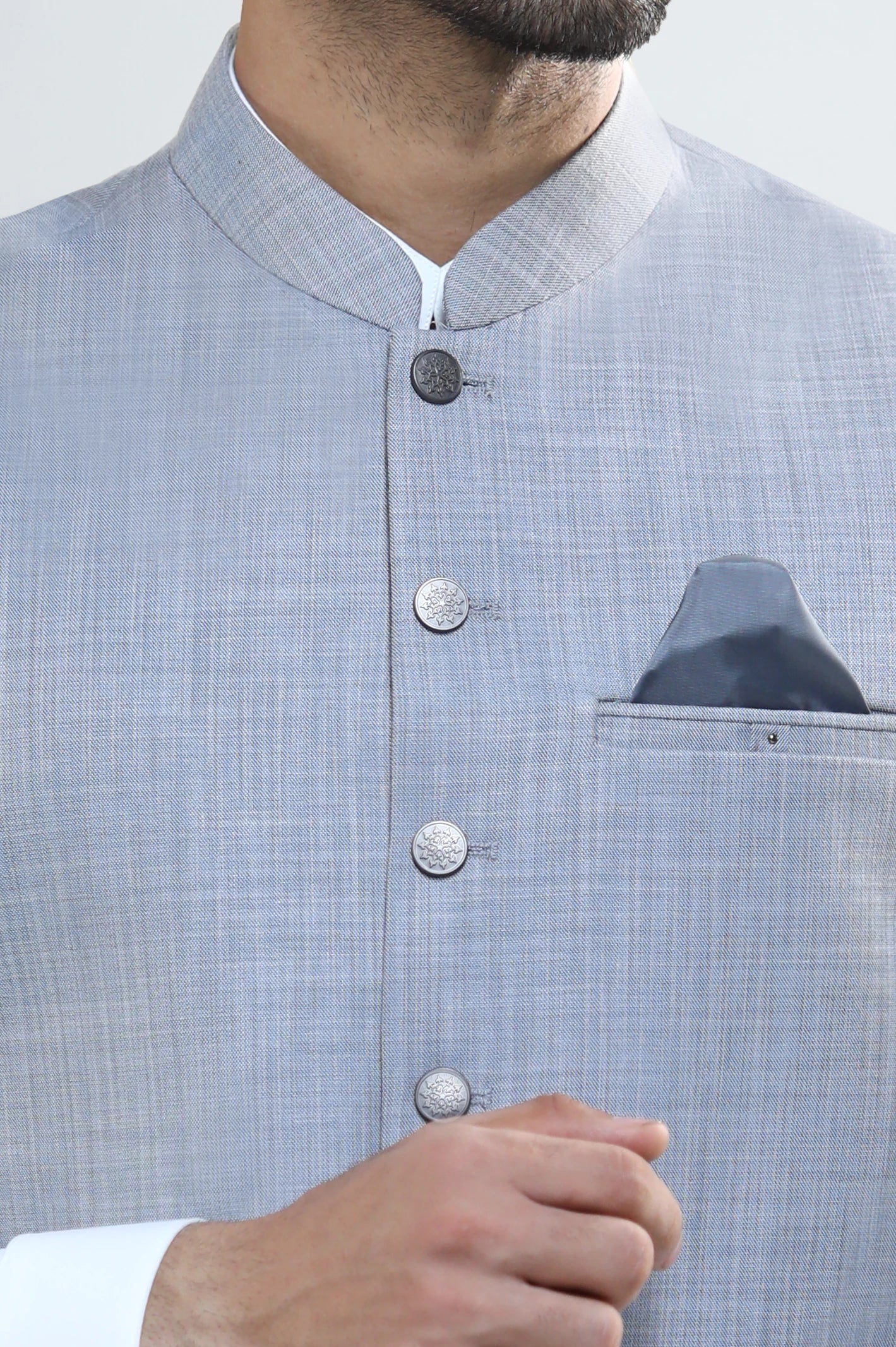 Light Grey Waistcoat - Image 3