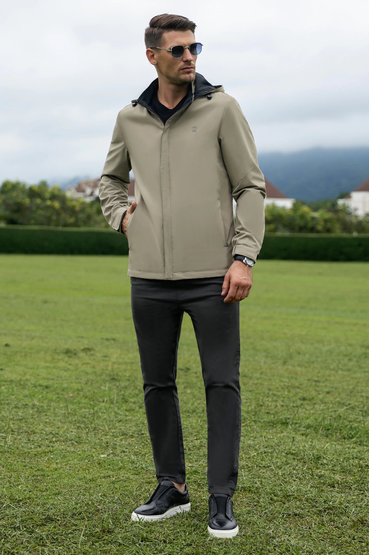 Men's Fawn Reversible Hooded Jacket - Image 2
