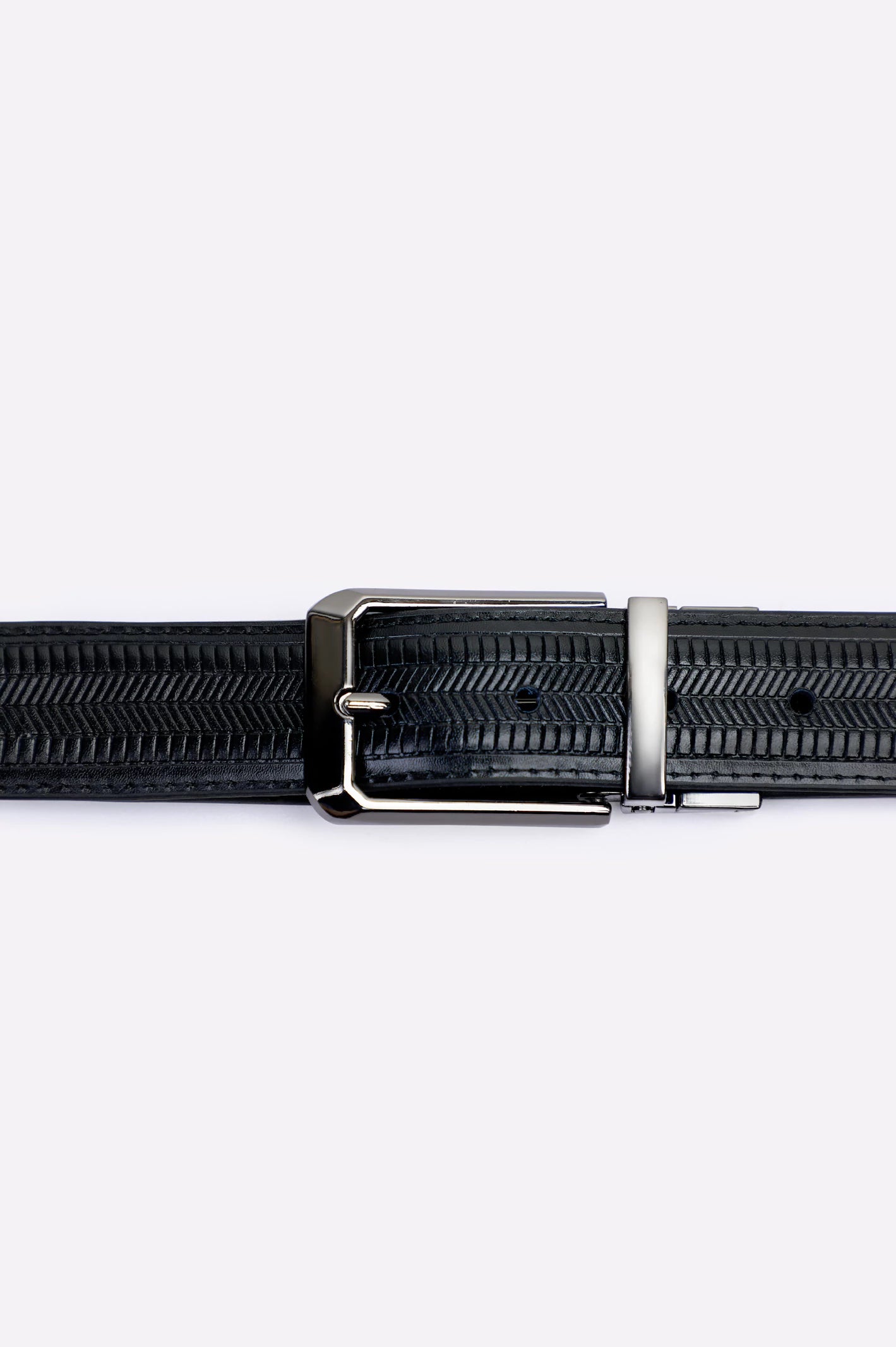 Black Men's Belt - Image 2