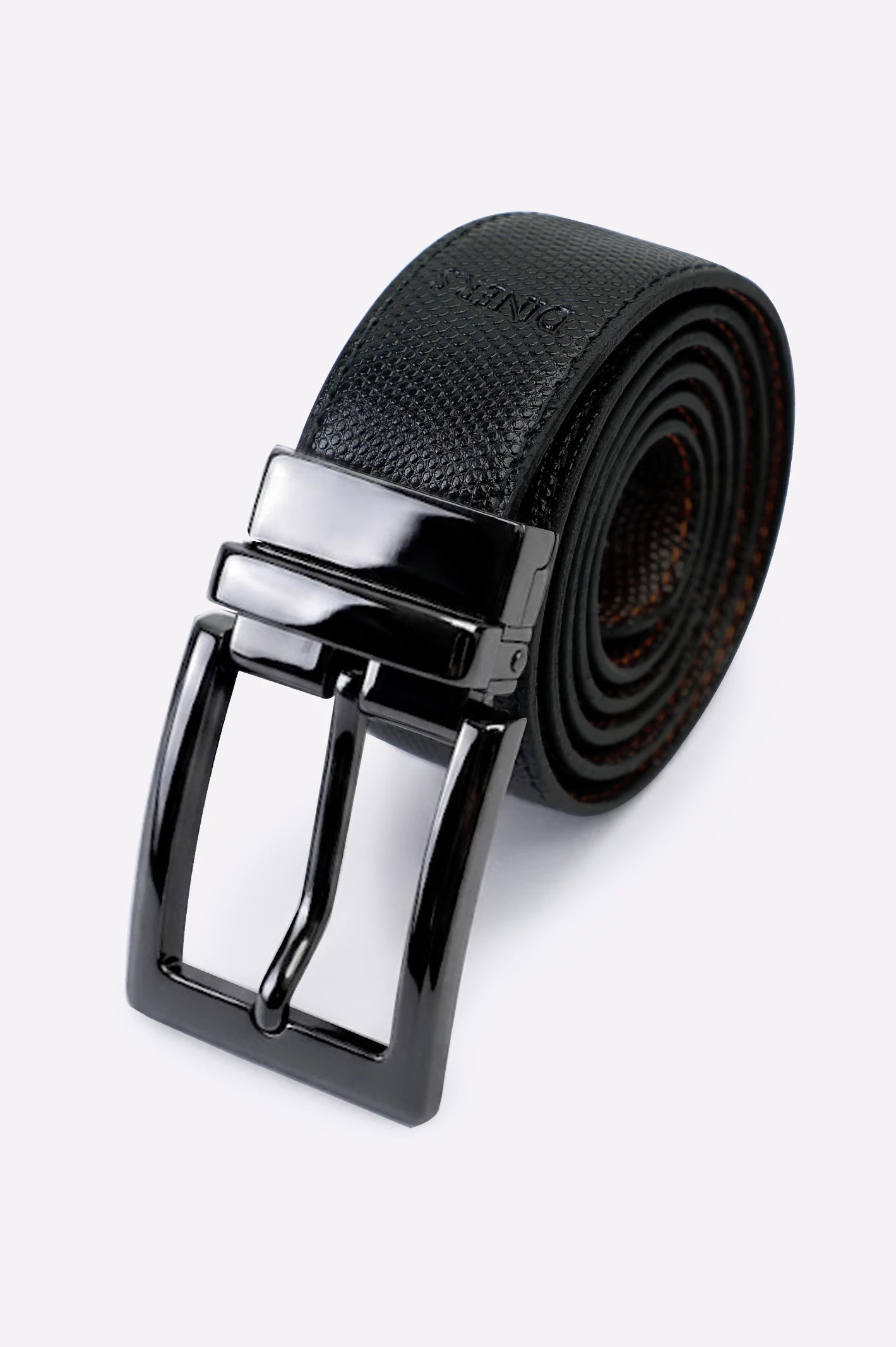 Dark Brown Reversible Men's Belt - Image 3