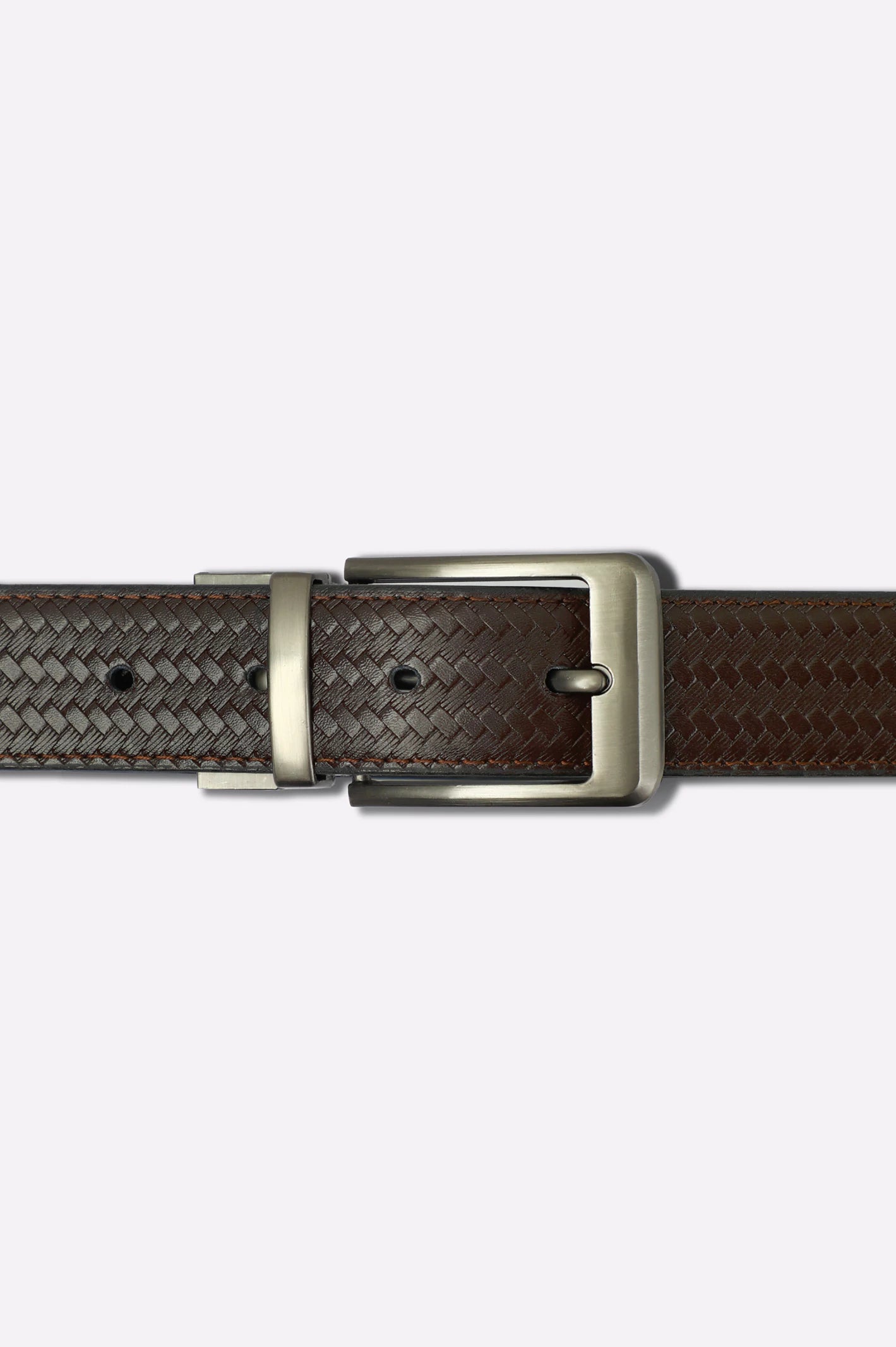 Black & Brown Men's Belt - Image 3