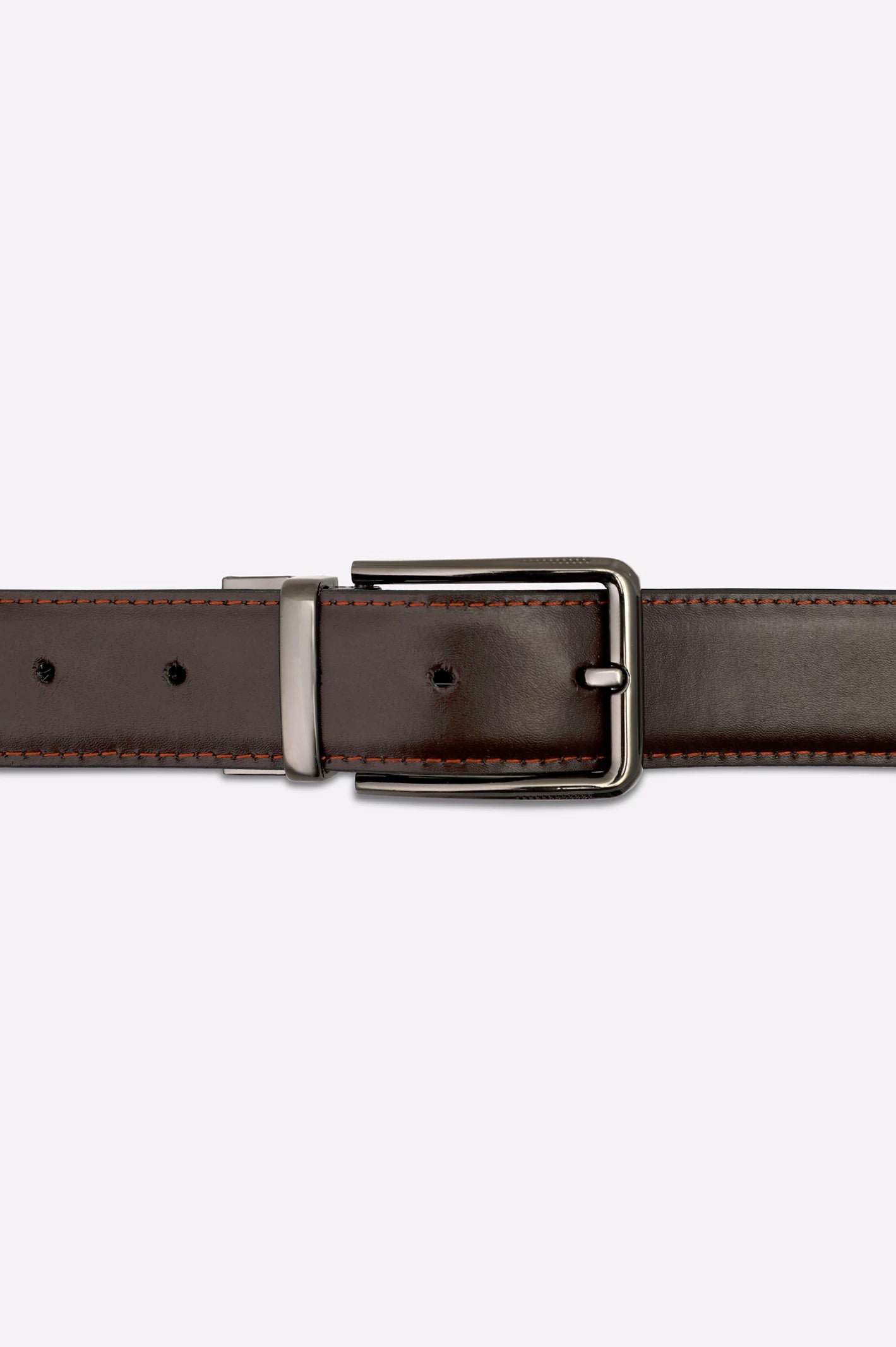 Black Brown Men's Belt - Image 2