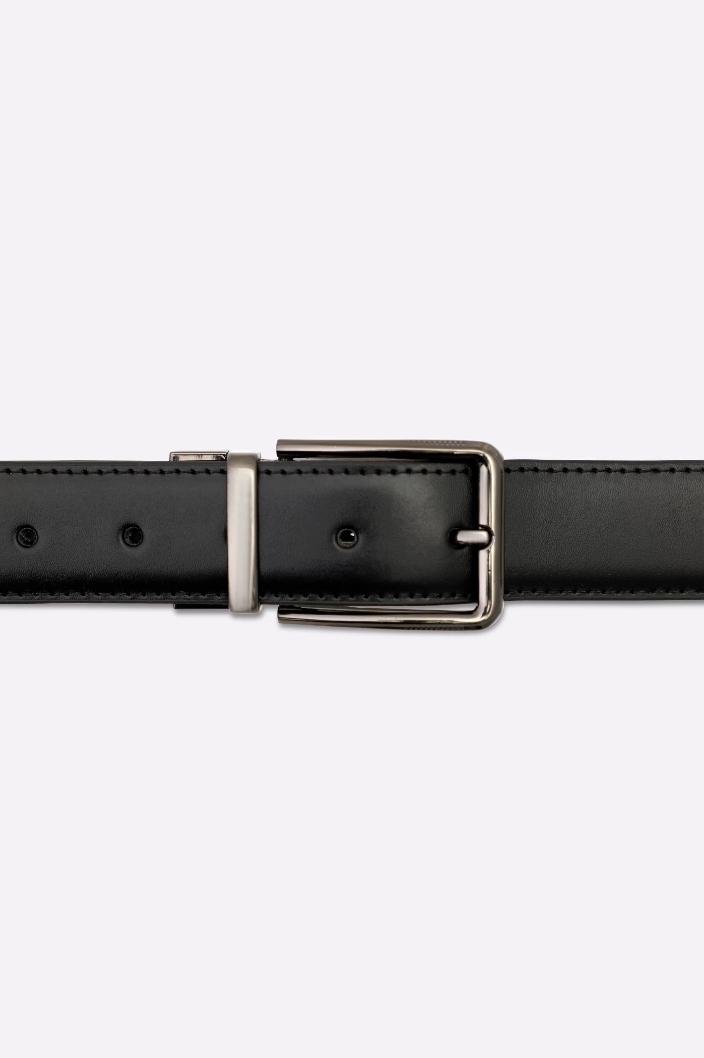 Black Brown Men's Belt - Image 3