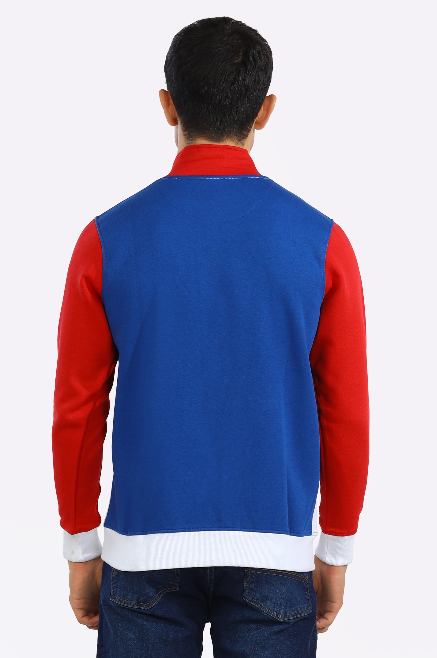 Color Block Knitted Jacket - Image 4