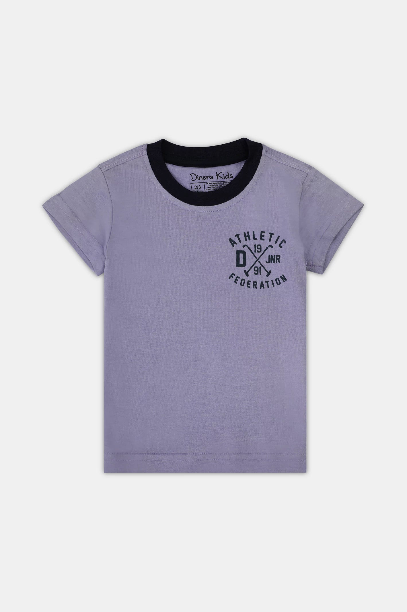 Boys Purple Statement T-Shirt